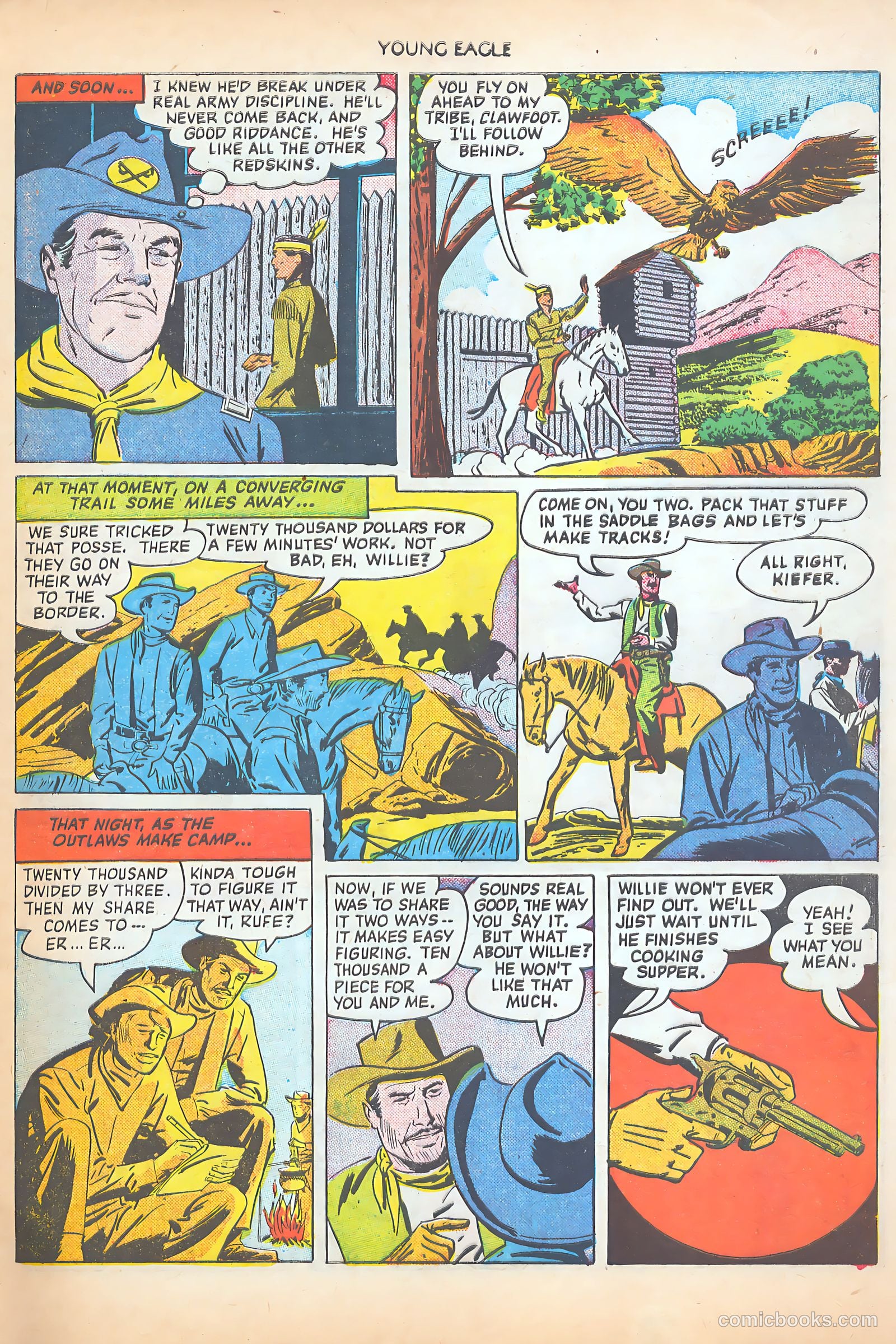 Young Eagle #3 (1951) — page 5 of 36