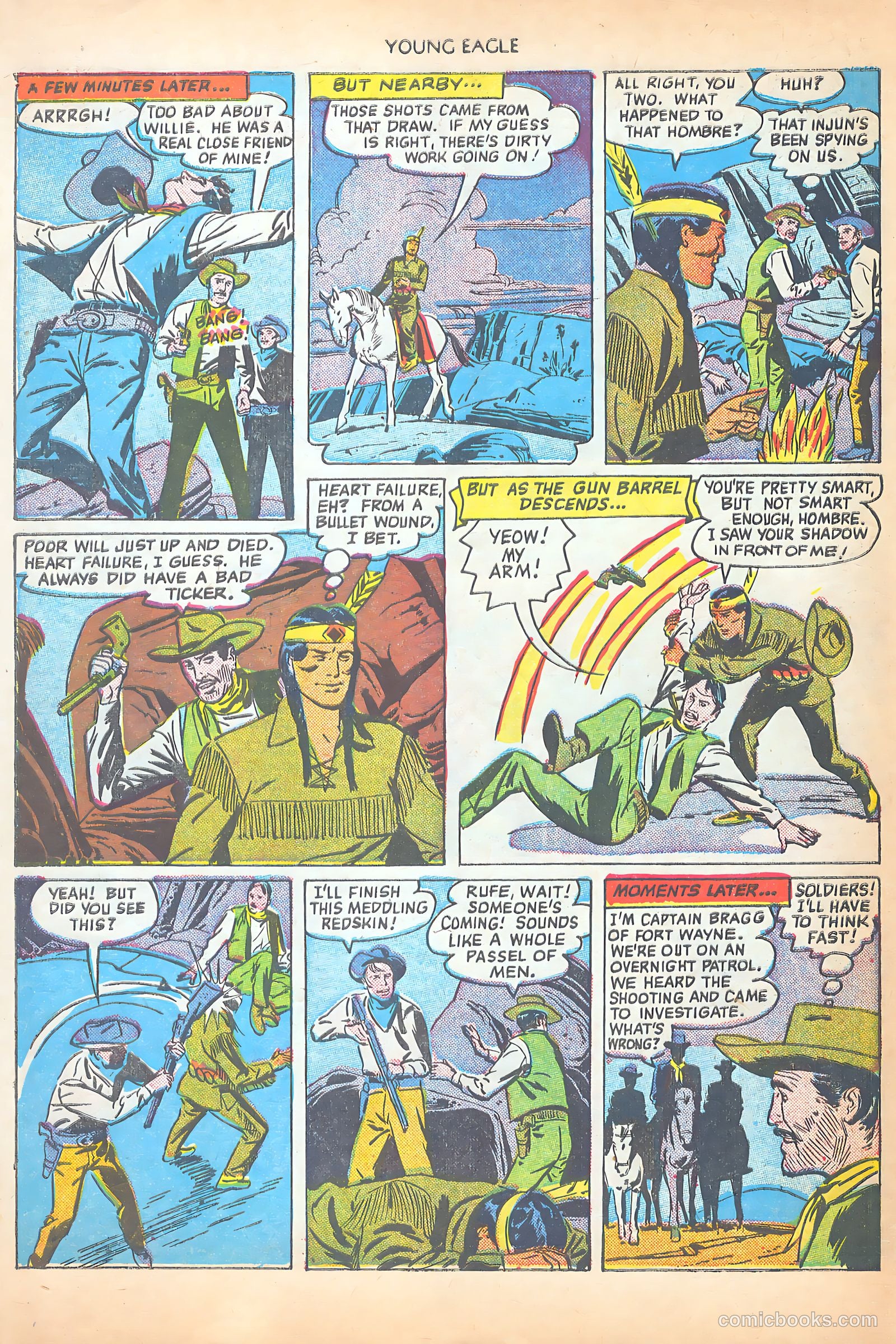 Young Eagle #3 (1951) — page 6 of 36