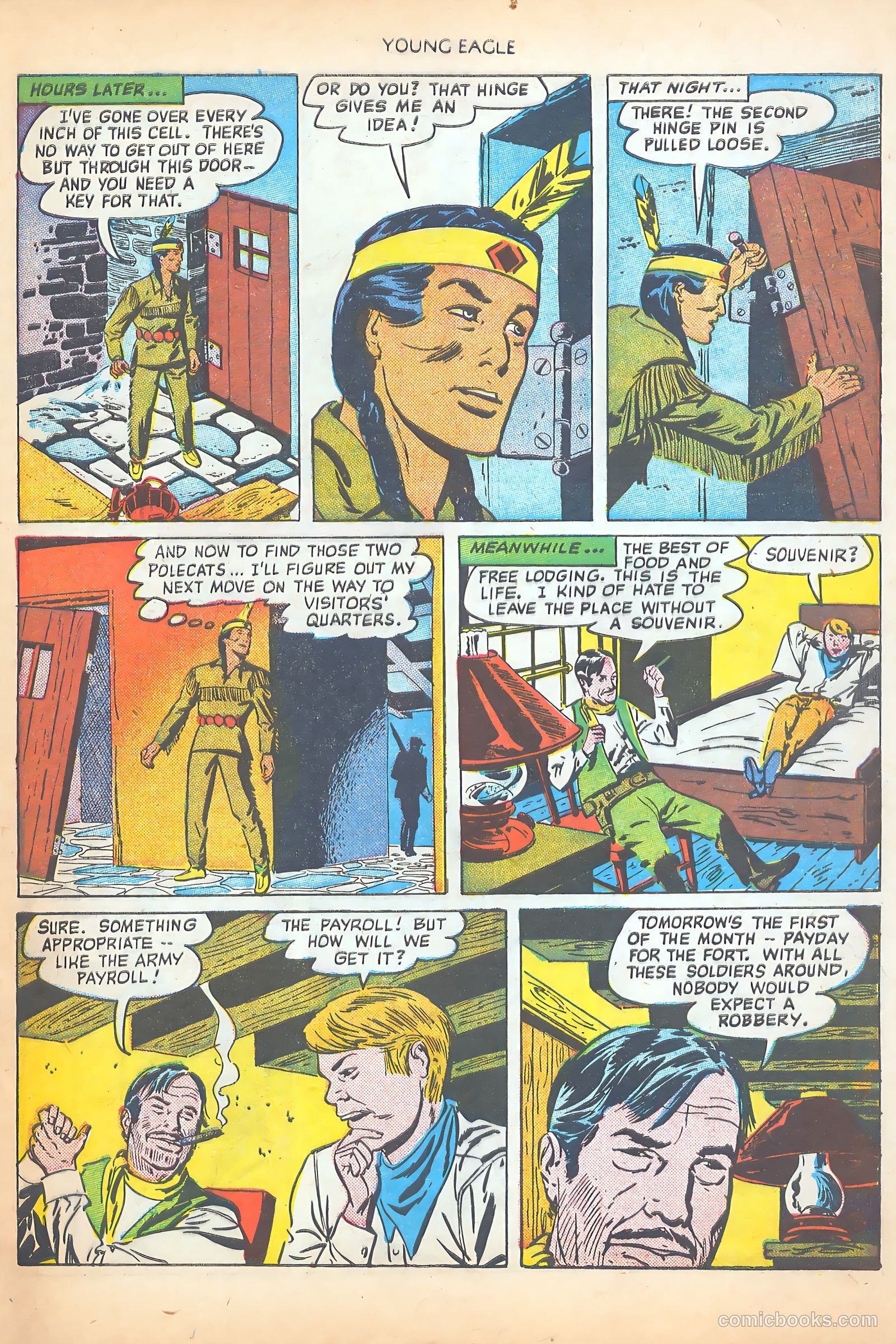 Young Eagle #3 (1951) — page 9 of 36