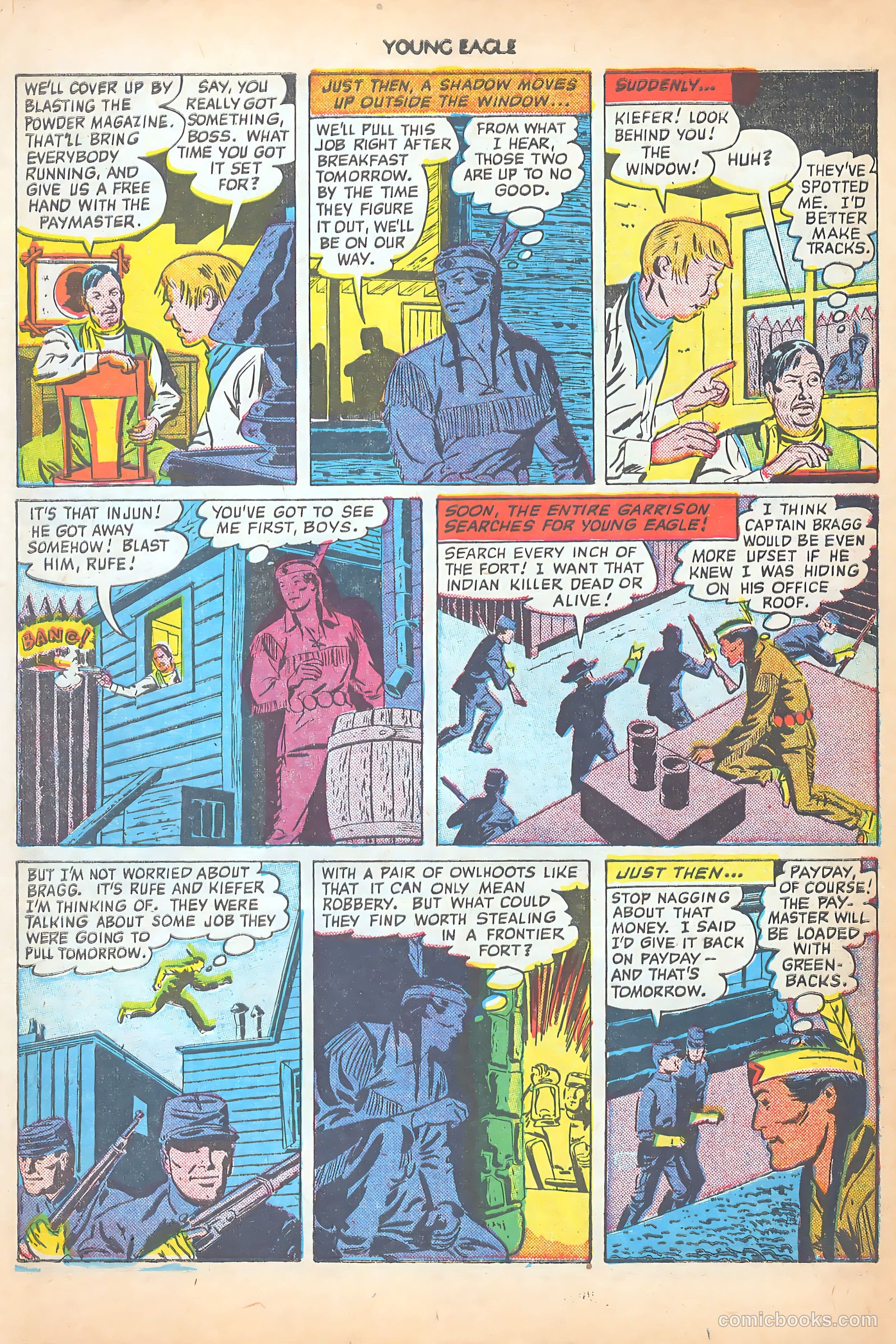 Young Eagle #3 (1951) — page 10 of 36