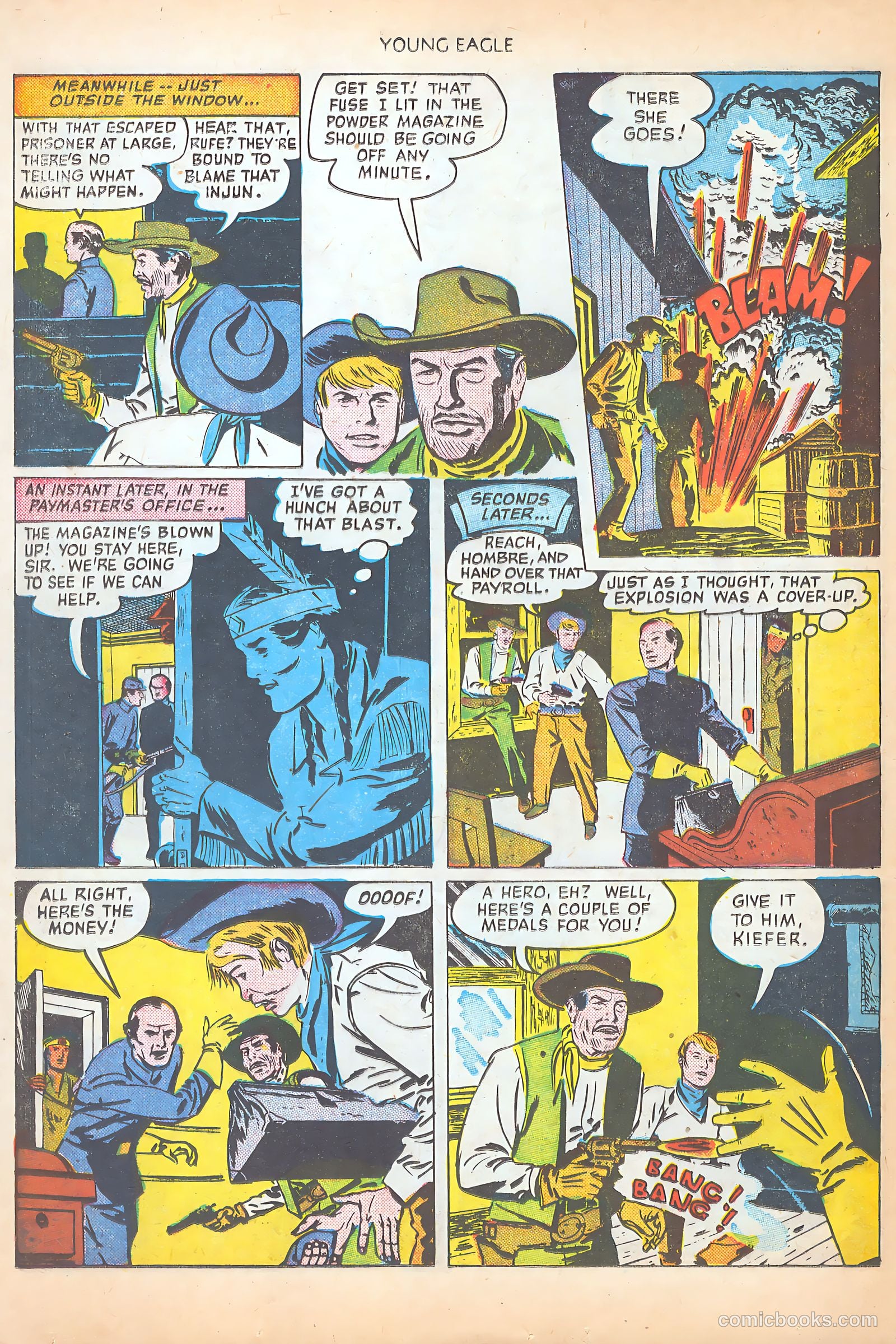 Young Eagle #3 (1951) — page 12 of 36