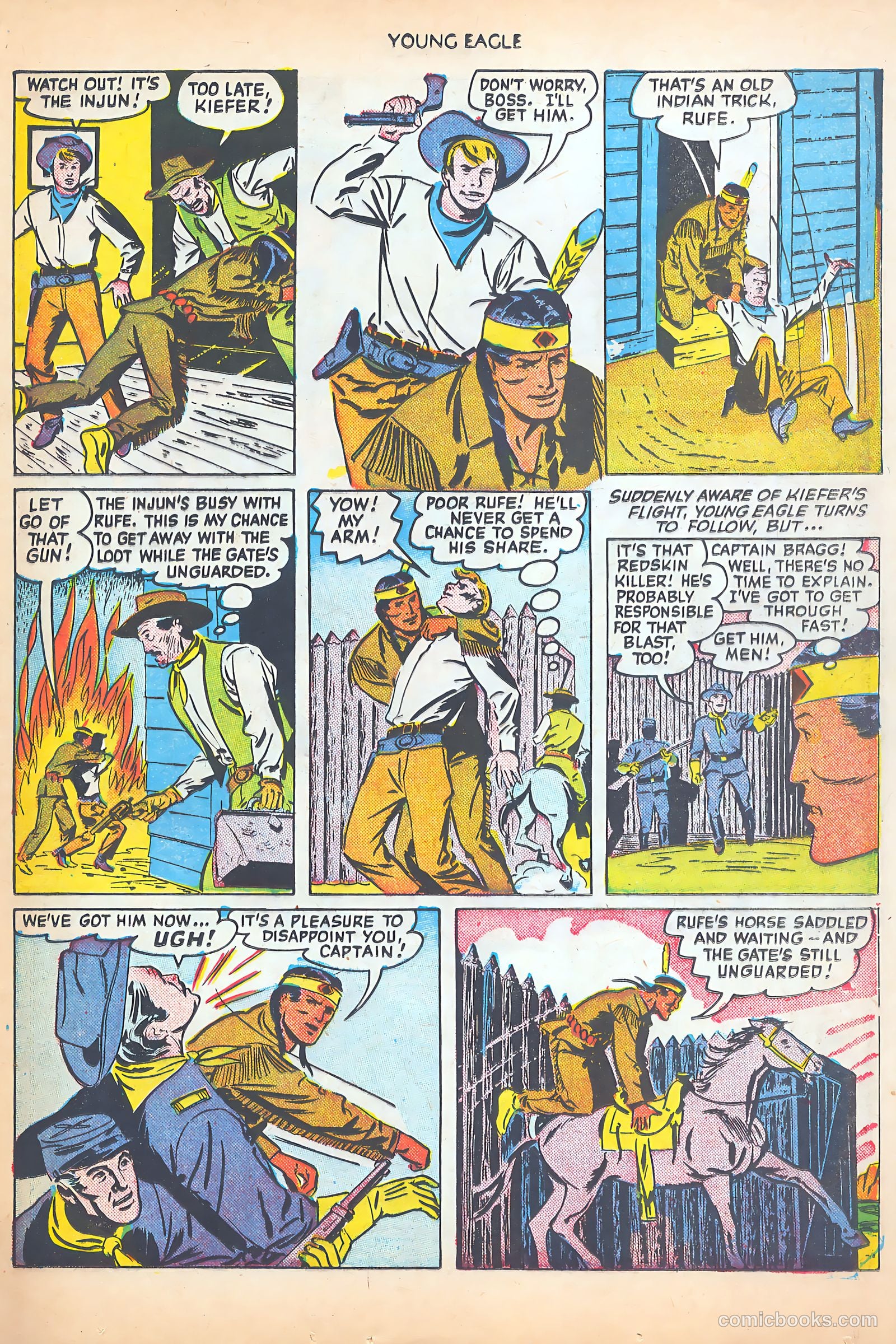 Young Eagle #3 (1951) — page 13 of 36