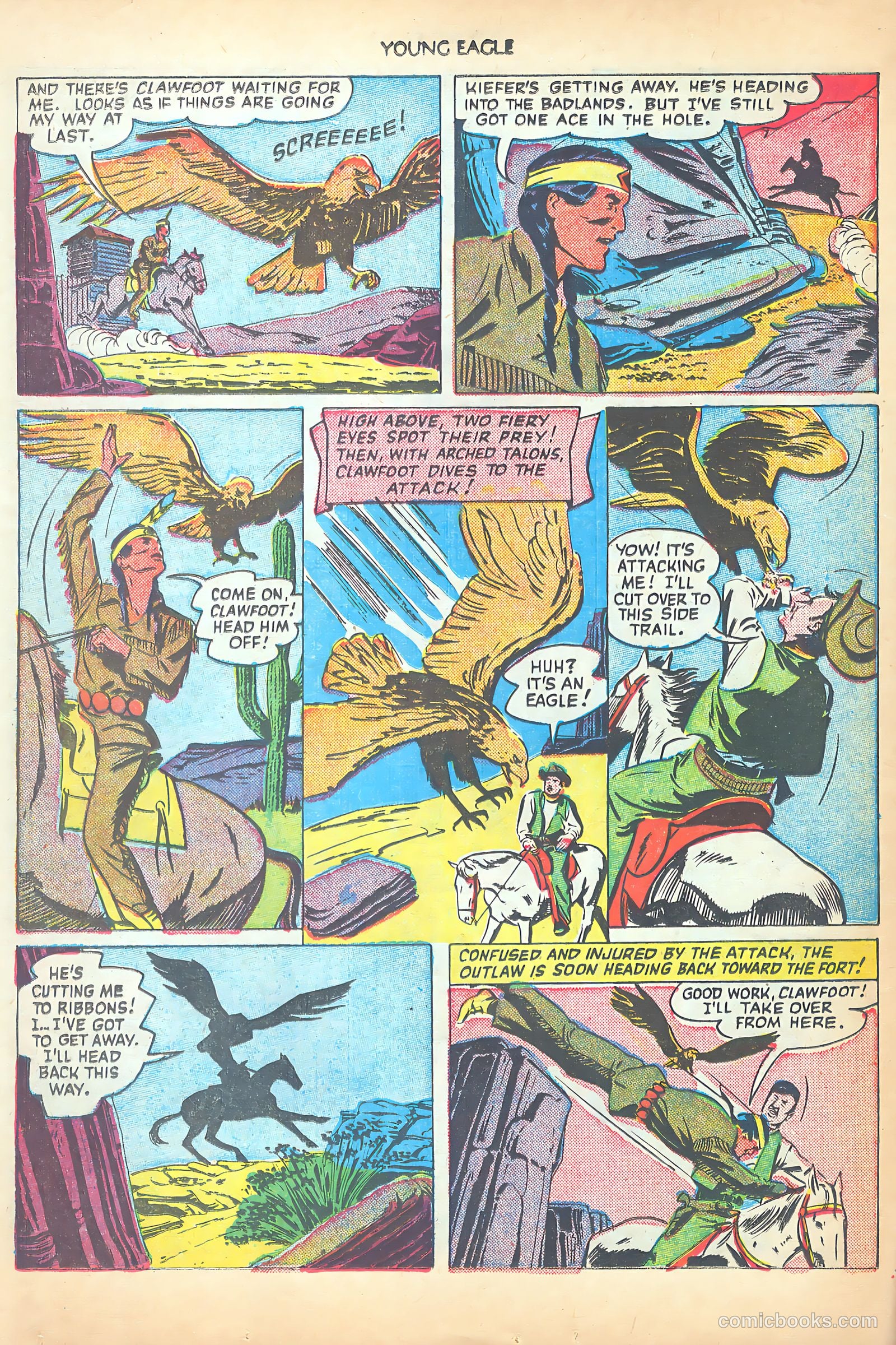 Young Eagle #3 (1951) — page 14 of 36