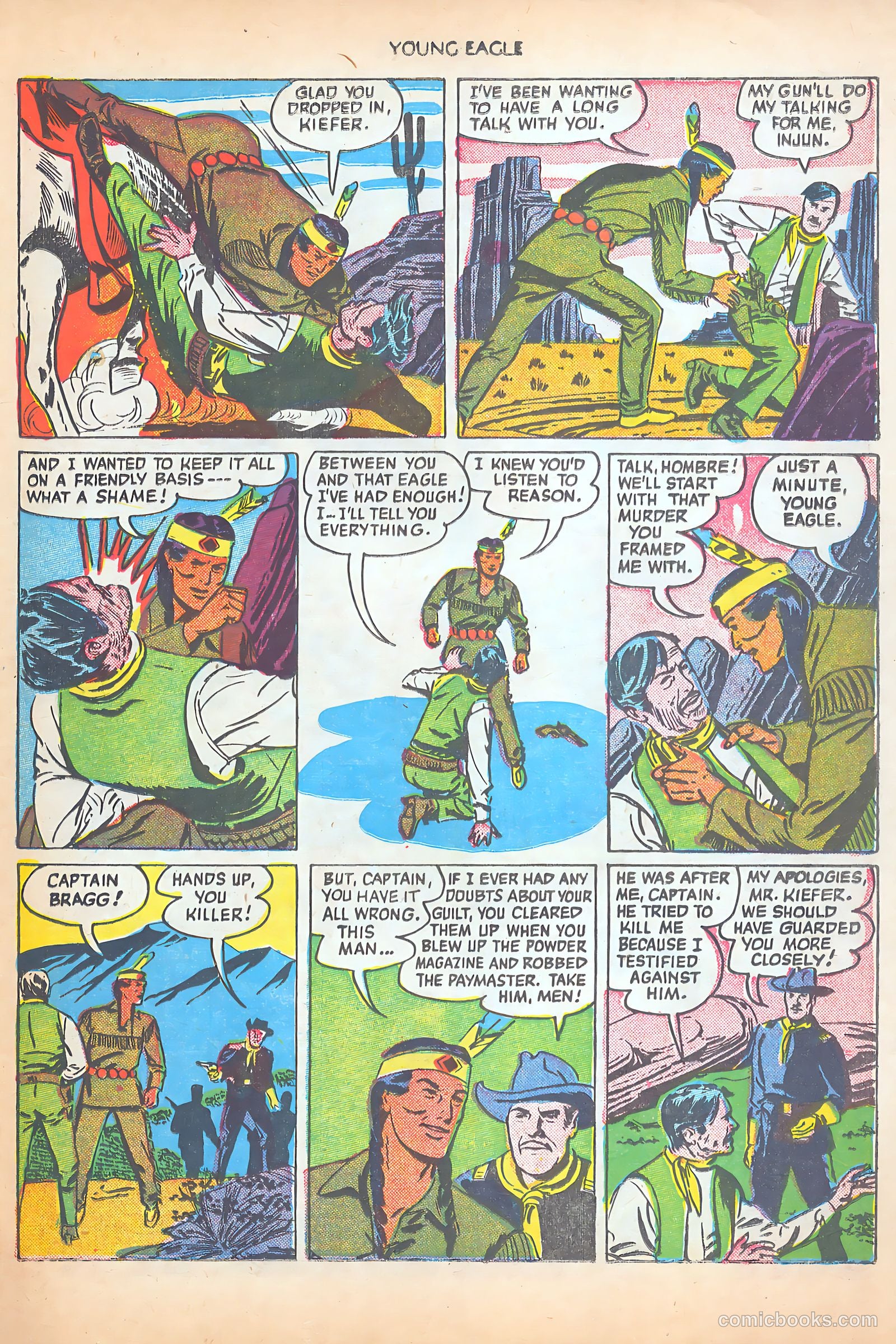 Young Eagle #3 (1951) — page 15 of 36