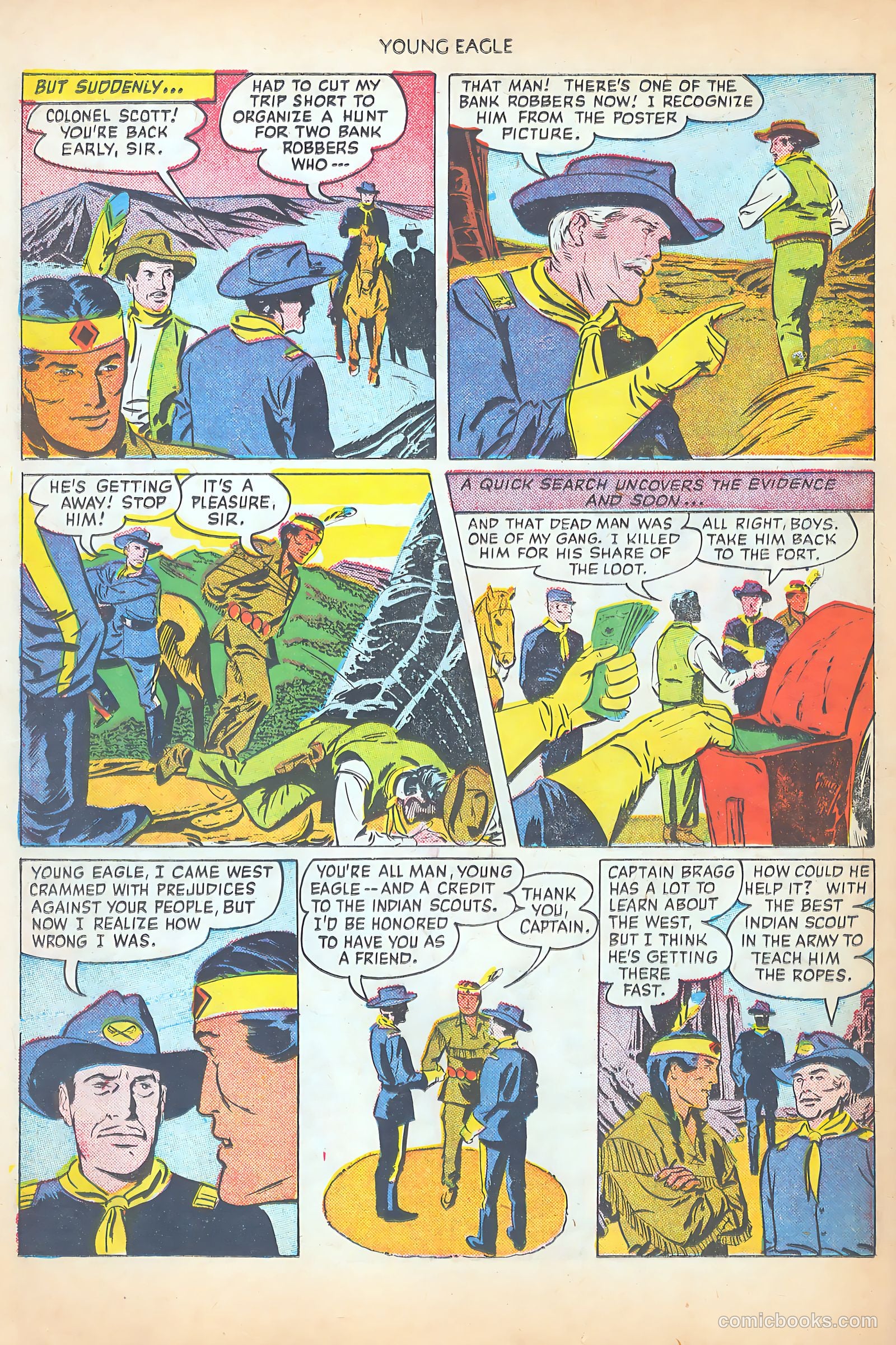 Young Eagle #3 (1951) — page 16 of 36