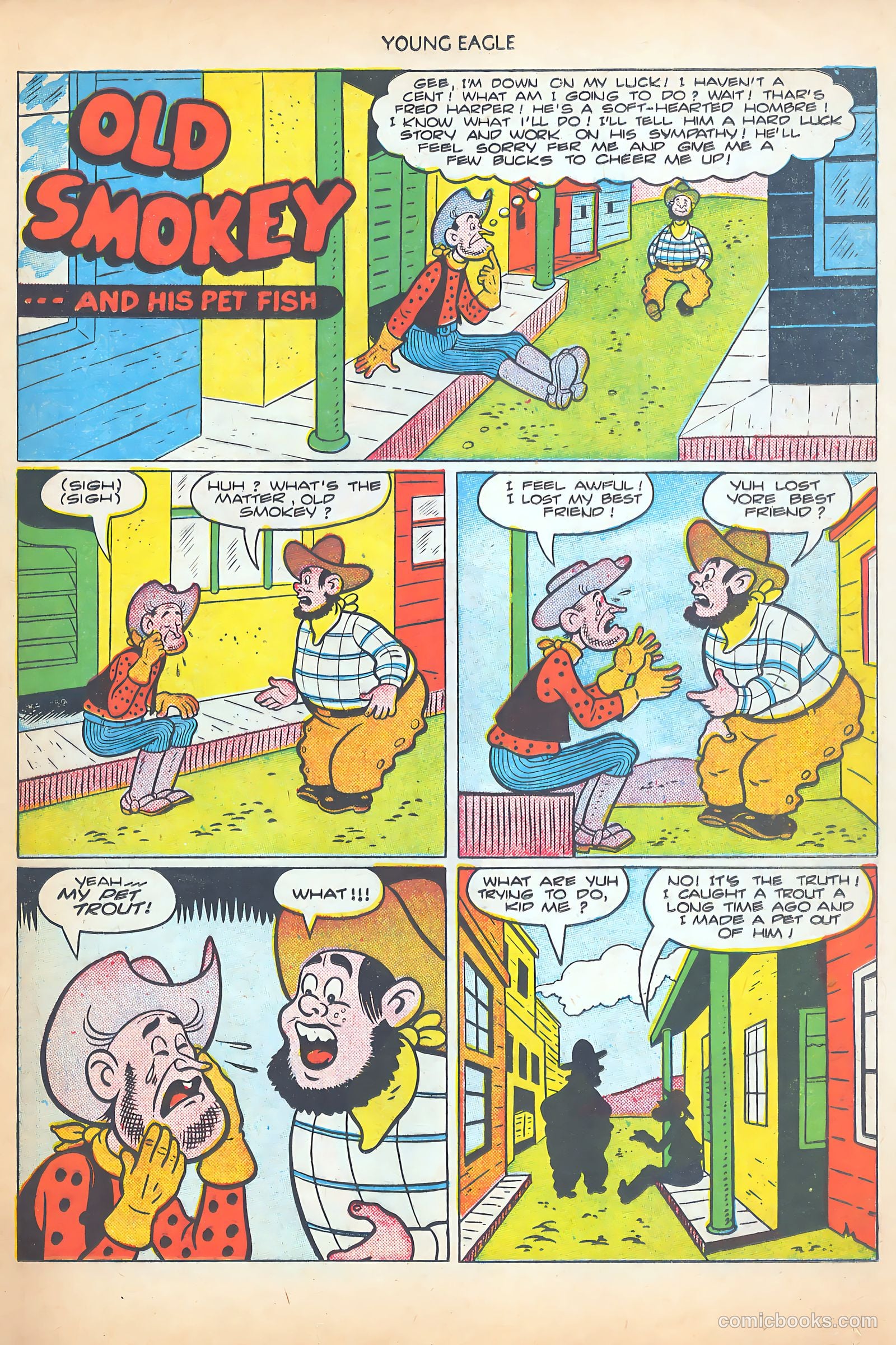 Young Eagle #3 (1951) — page 17 of 36