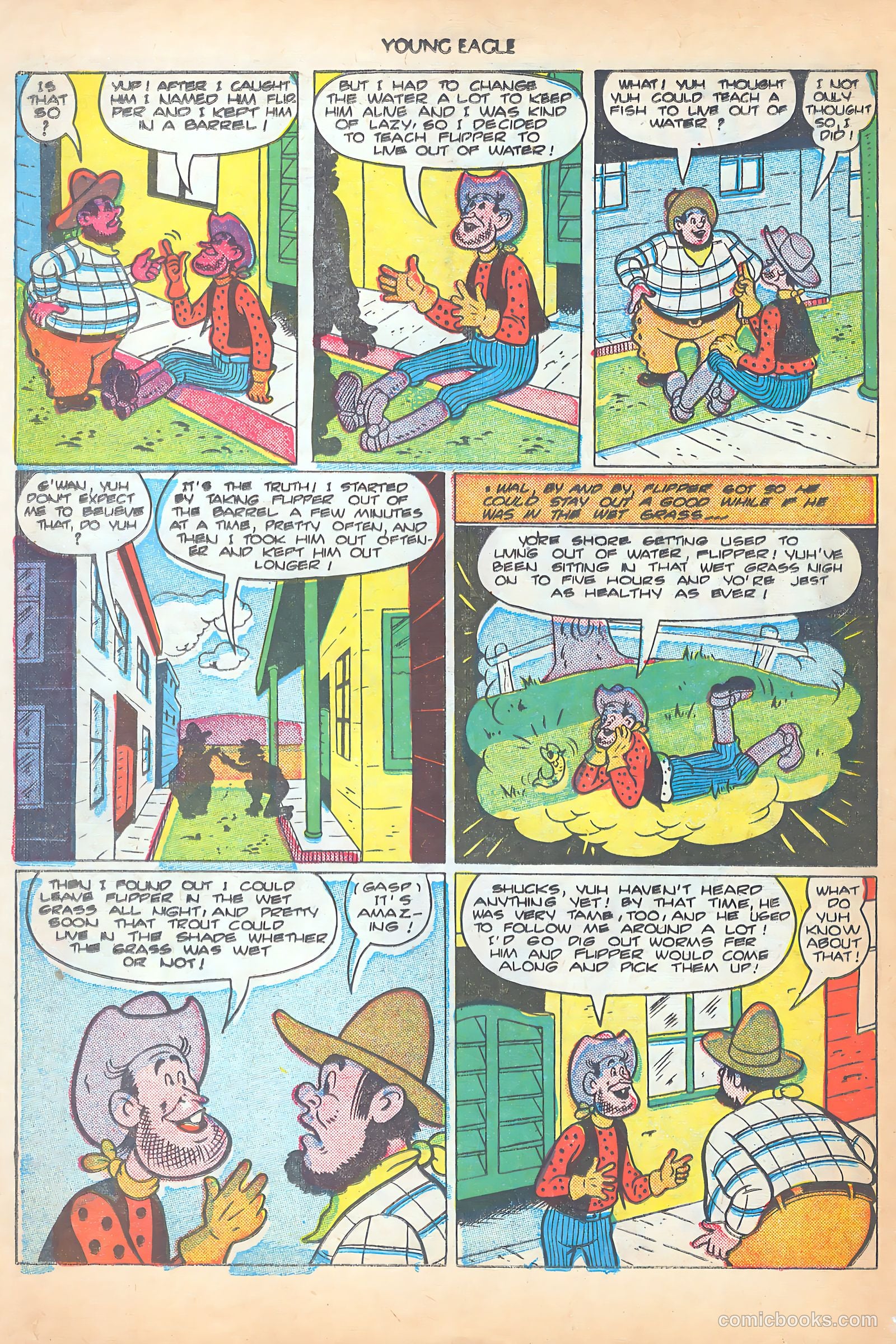 Young Eagle #3 (1951) — page 18 of 36