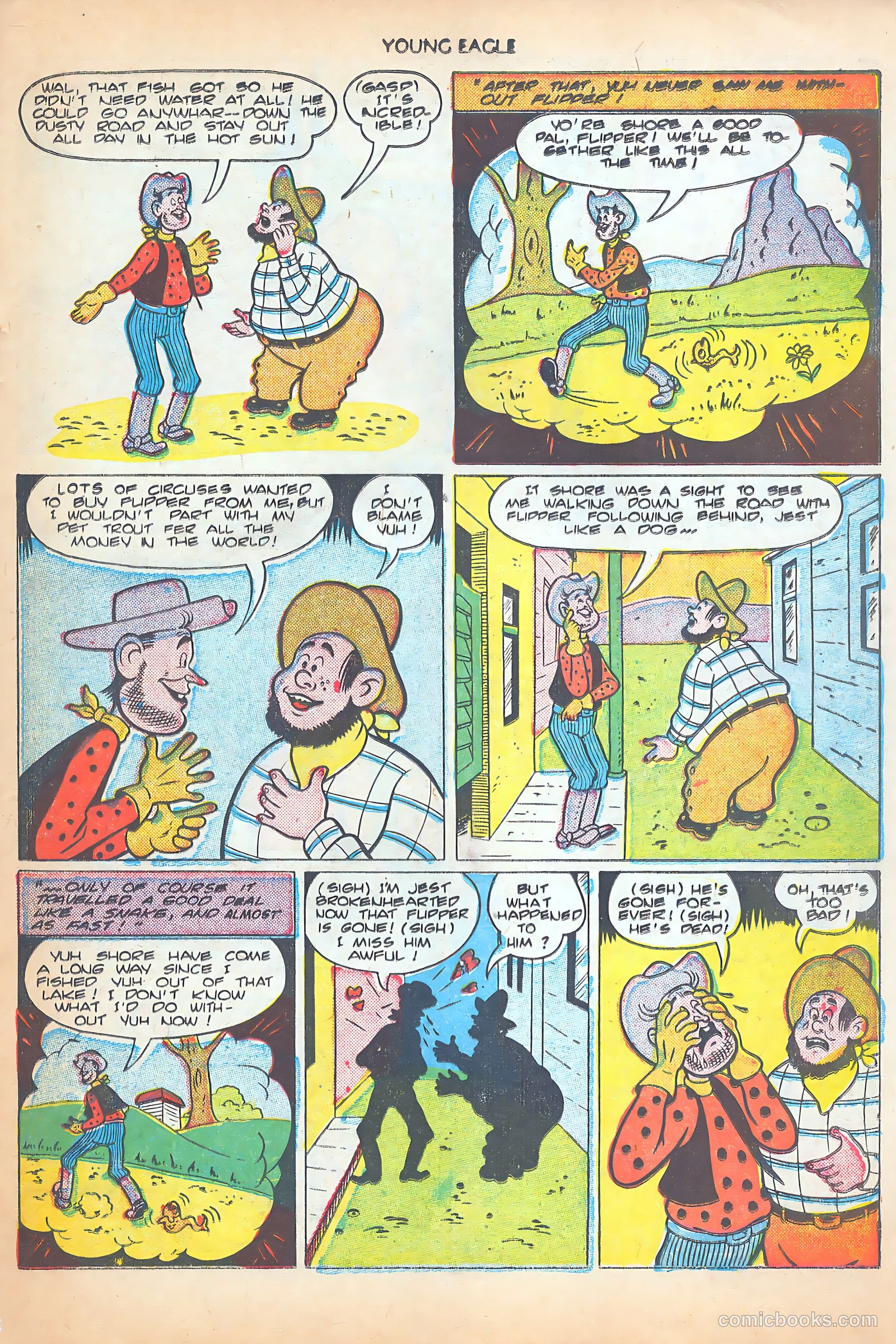 Young Eagle #3 (1951) — page 19 of 36