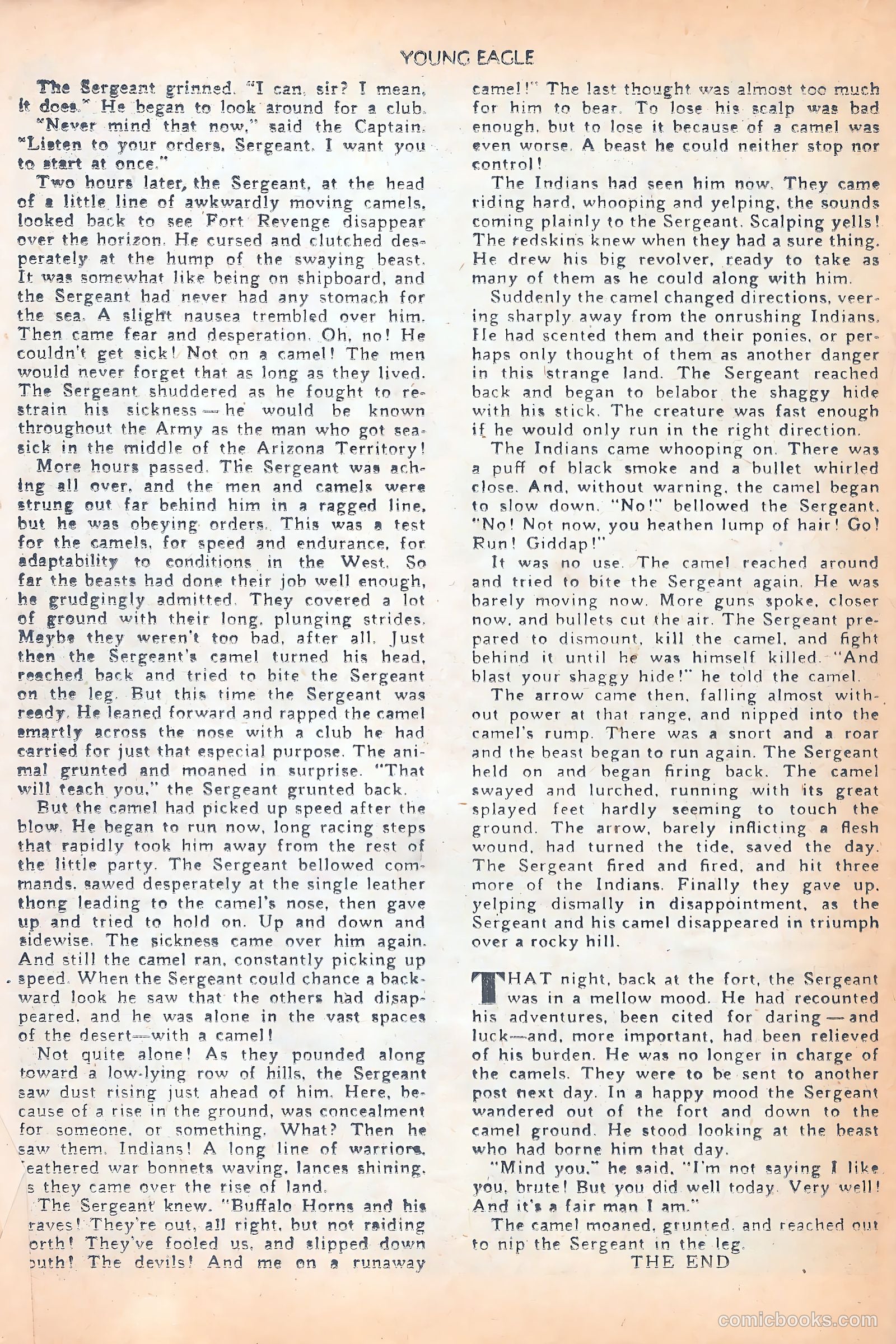 Young Eagle #3 (1951) — page 22 of 36