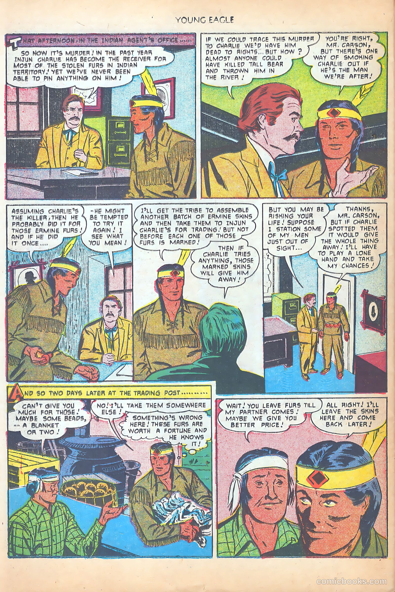 Young Eagle #3 (1951) — page 26 of 36