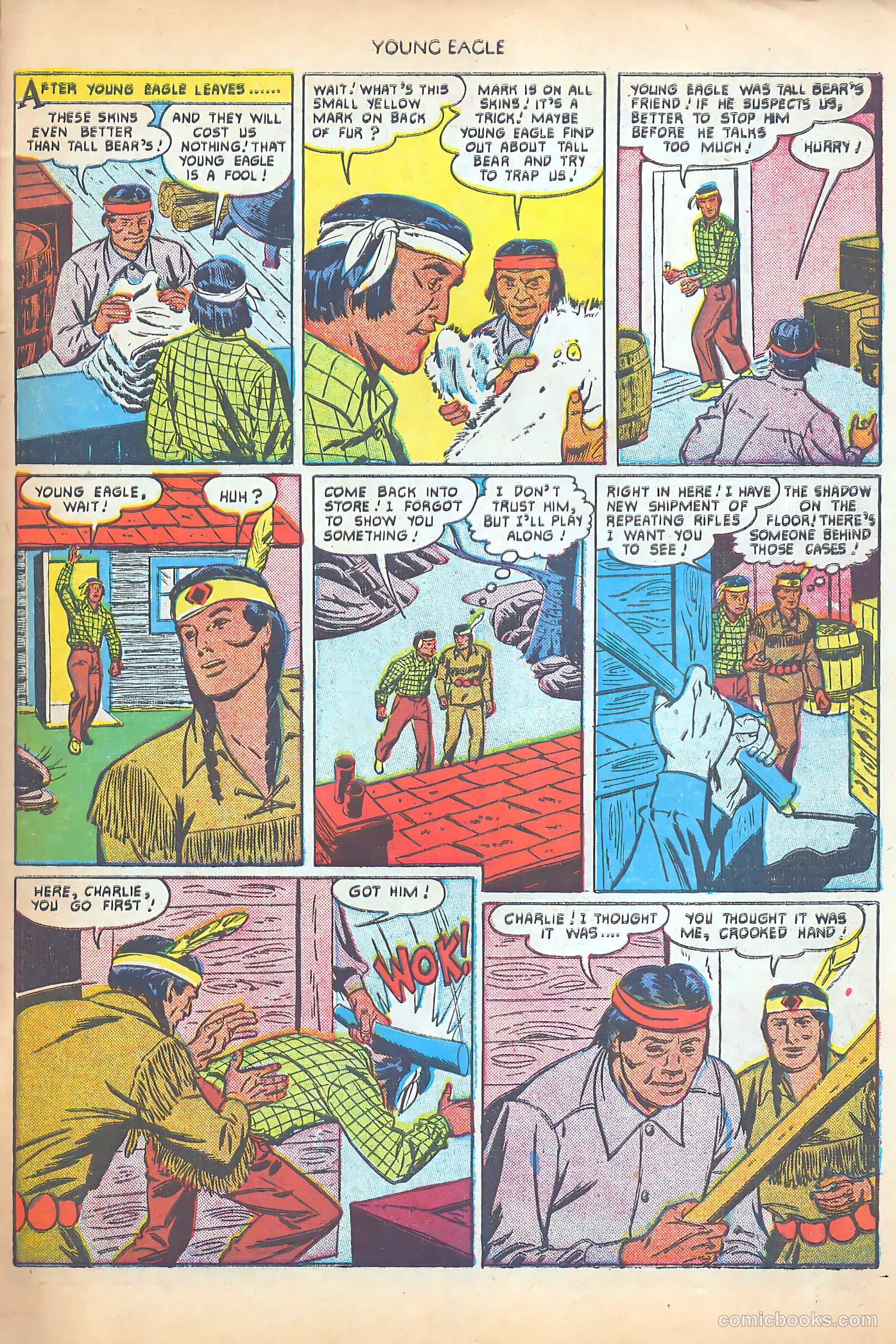 Young Eagle #3 (1951) — page 27 of 36