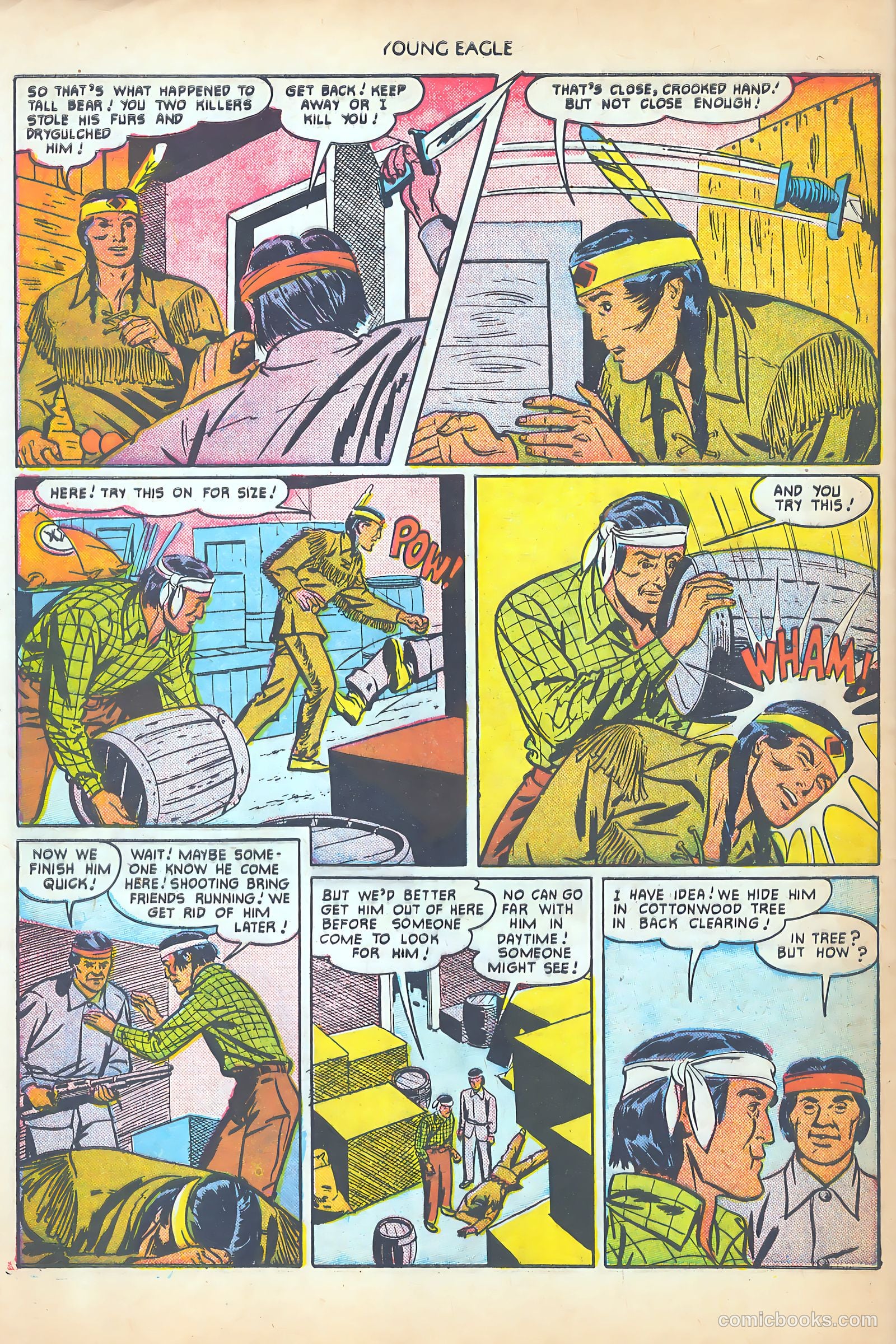 Young Eagle #3 (1951) — page 28 of 36