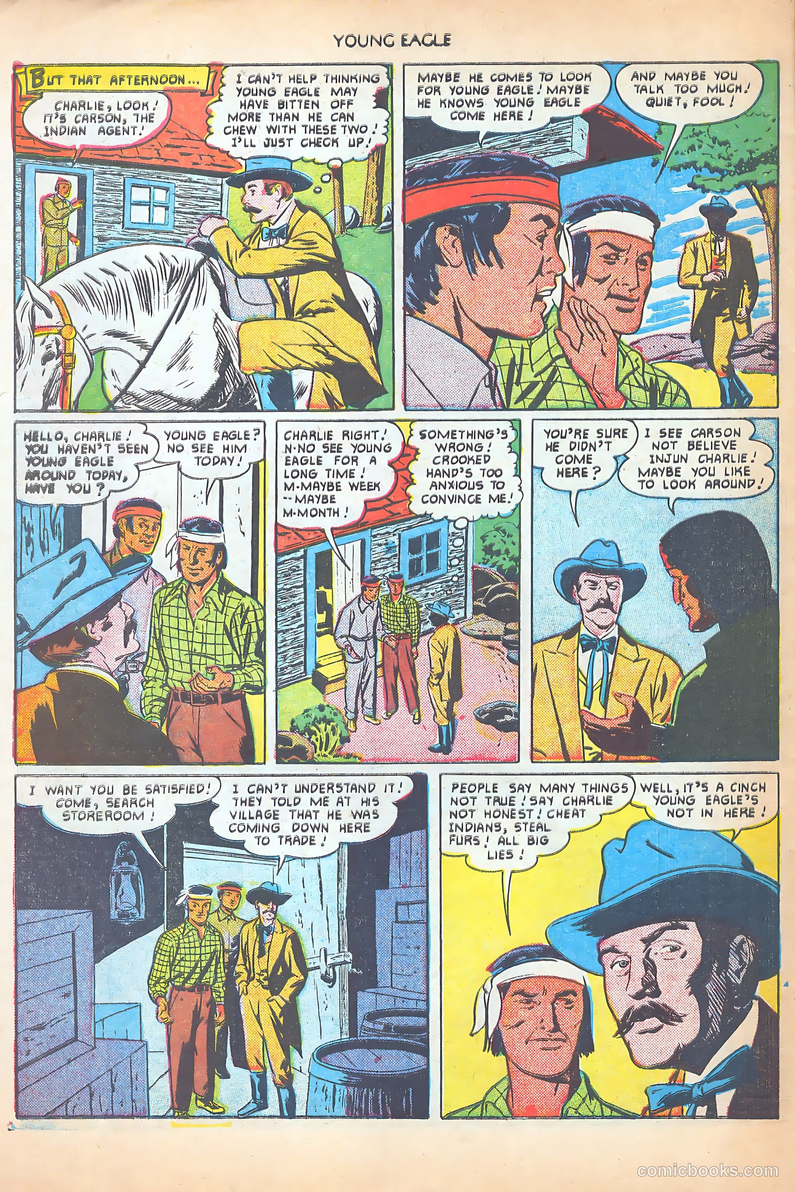 Young Eagle #3 (1951) — page 30 of 36