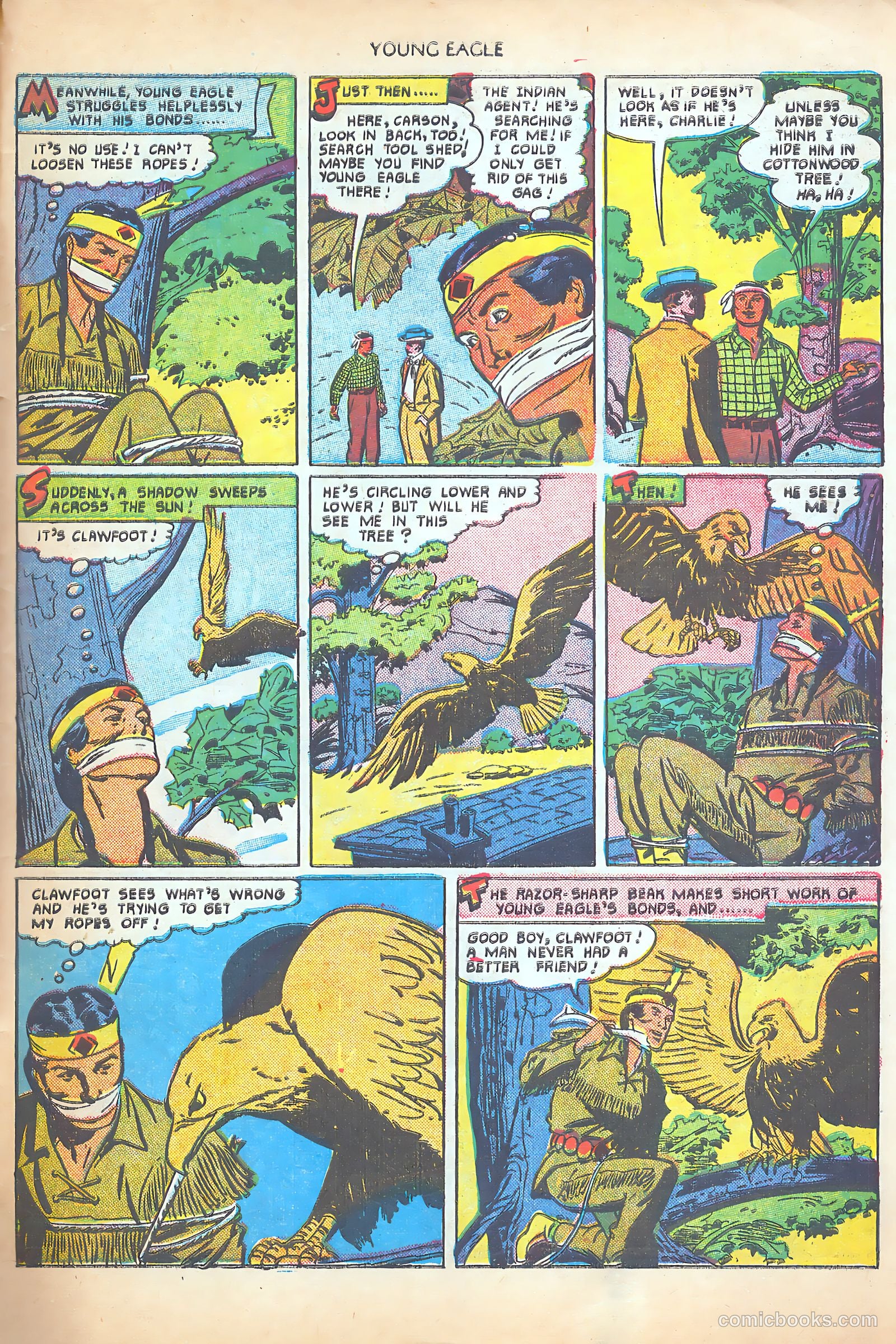 Young Eagle #3 (1951) — page 31 of 36