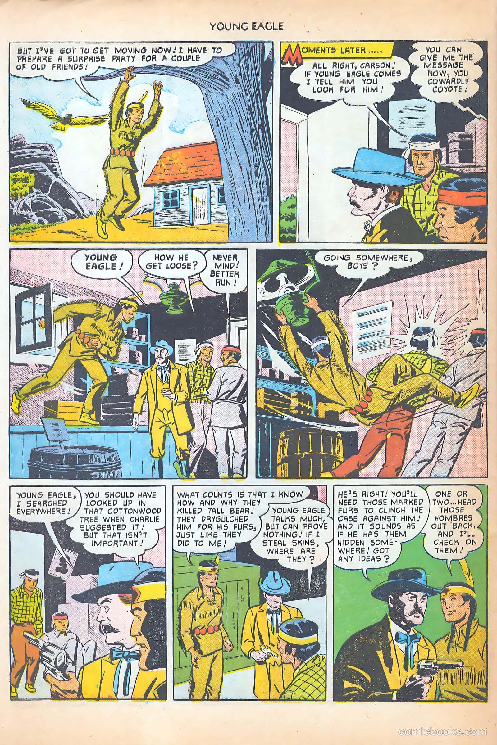Young Eagle #3 (1951) — page 32 of 36