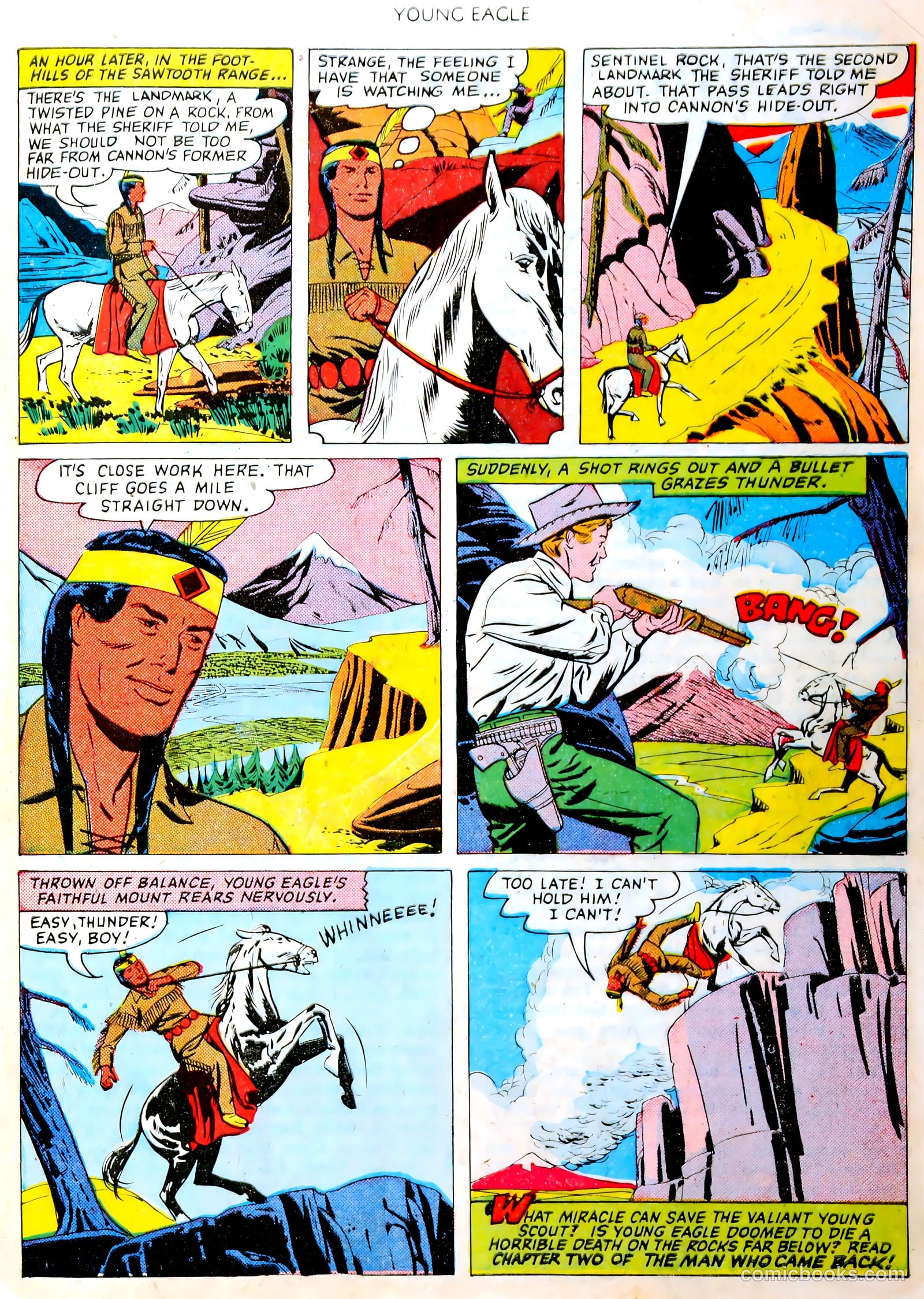 Young Eagle #4 (1951) — page 11 of 35