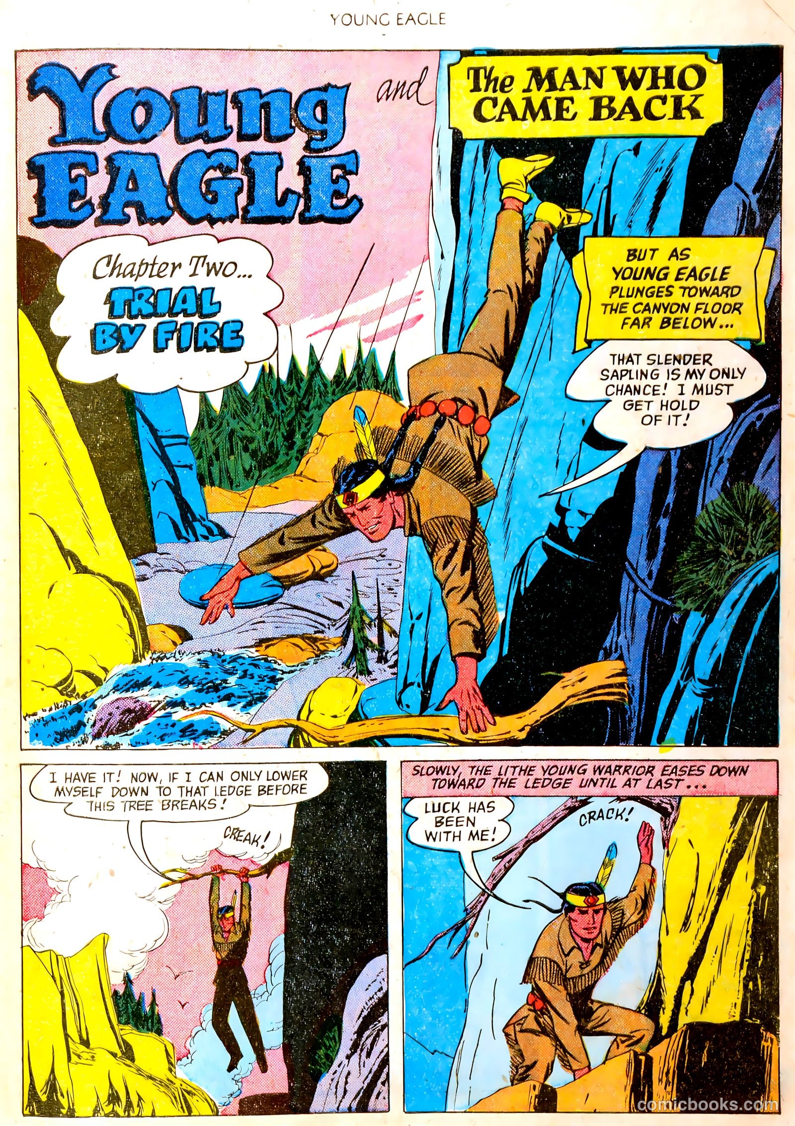 Young Eagle #4 (1951) — page 14 of 35