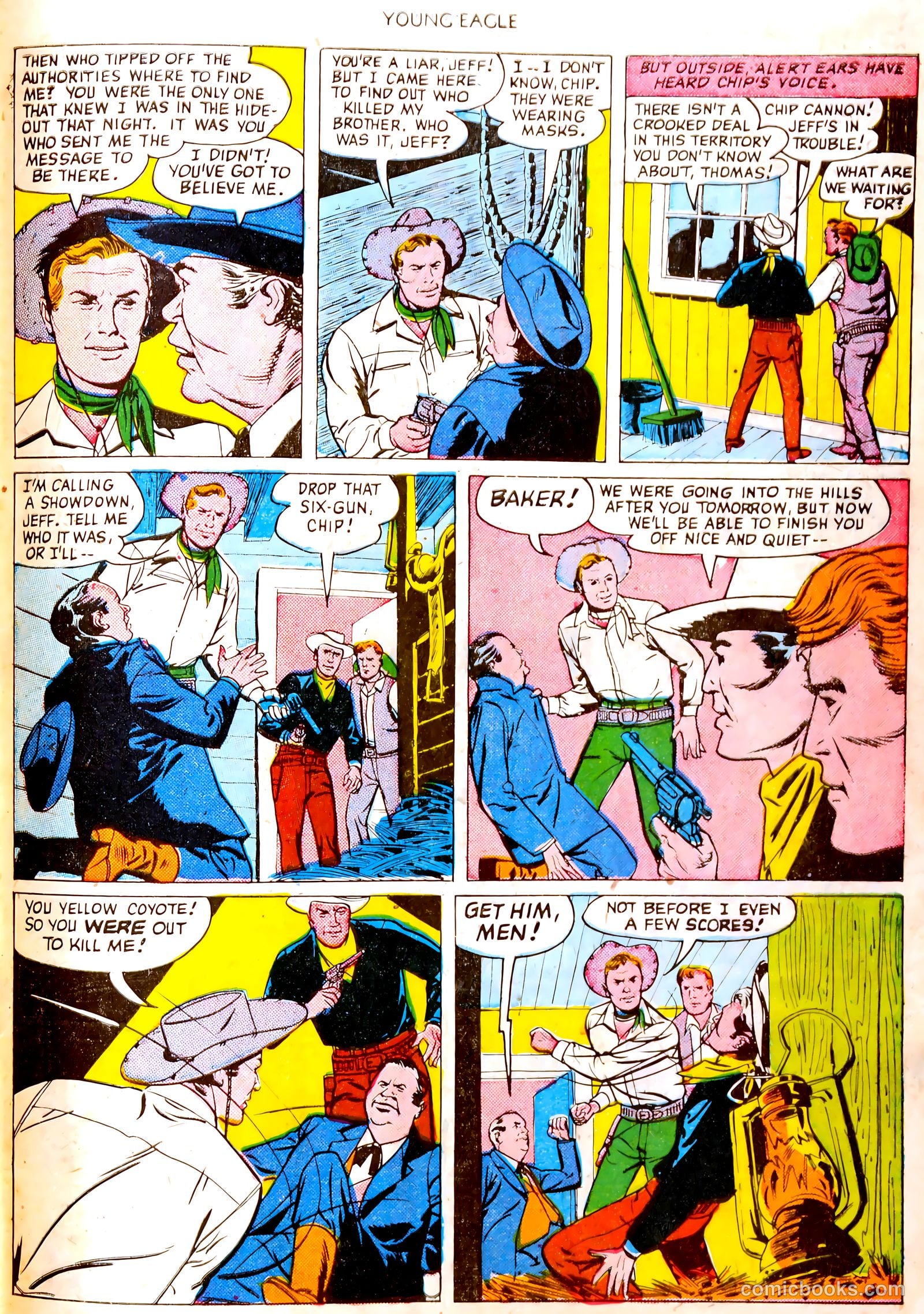 Young Eagle #4 (1951) — page 18 of 35