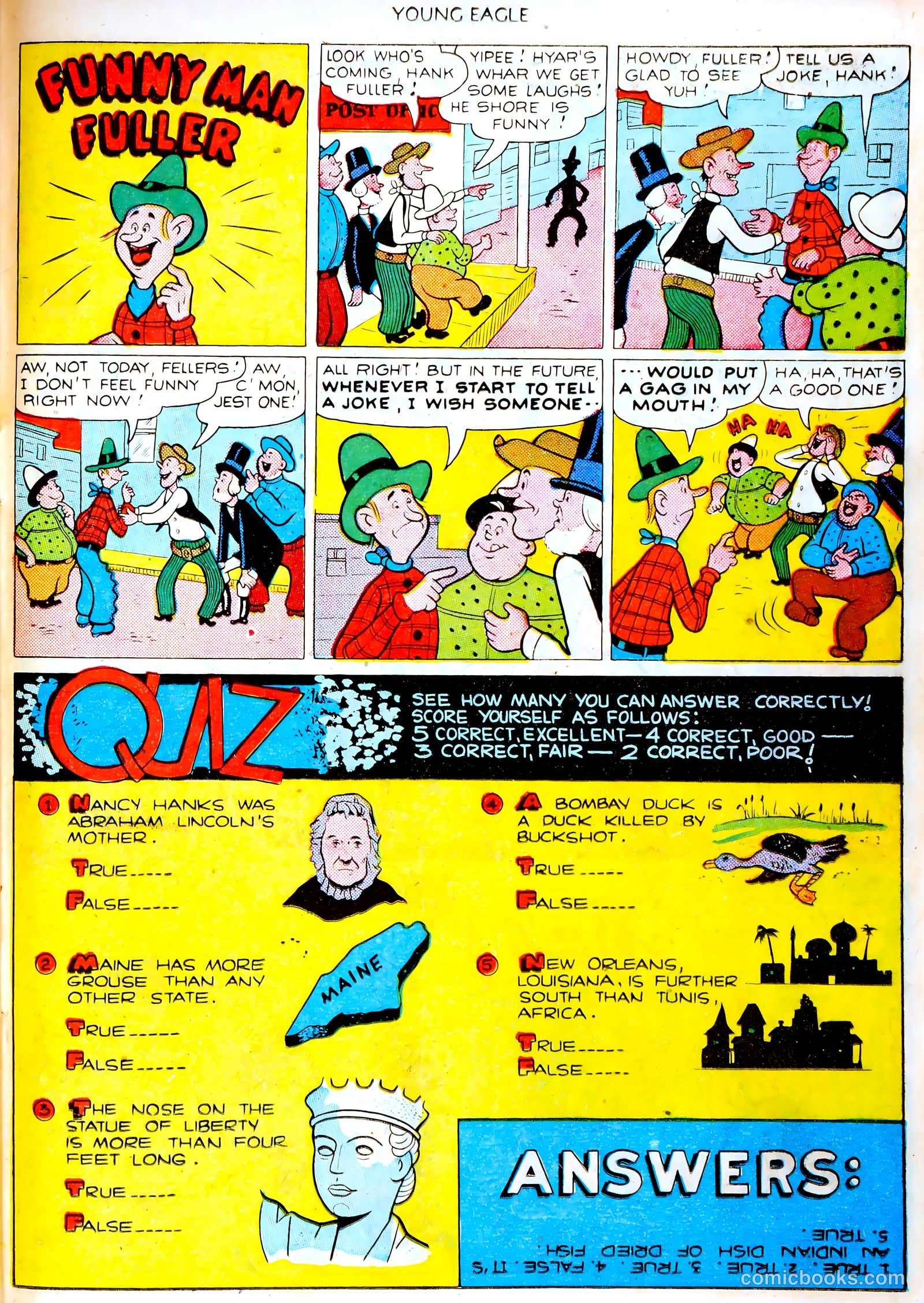 Young Eagle #4 (1951) — page 26 of 35