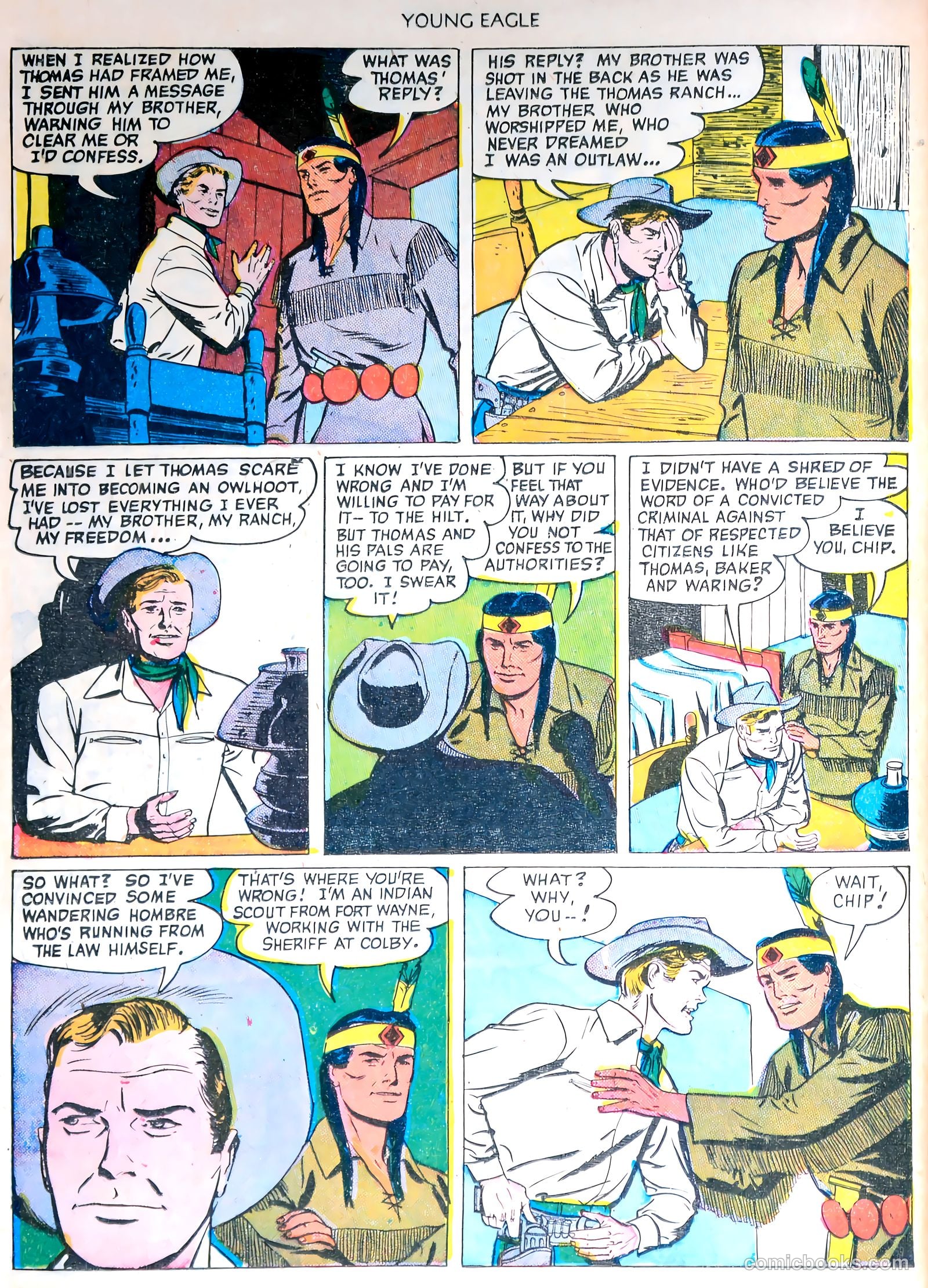 Young Eagle #4 (1951) — page 29 of 35