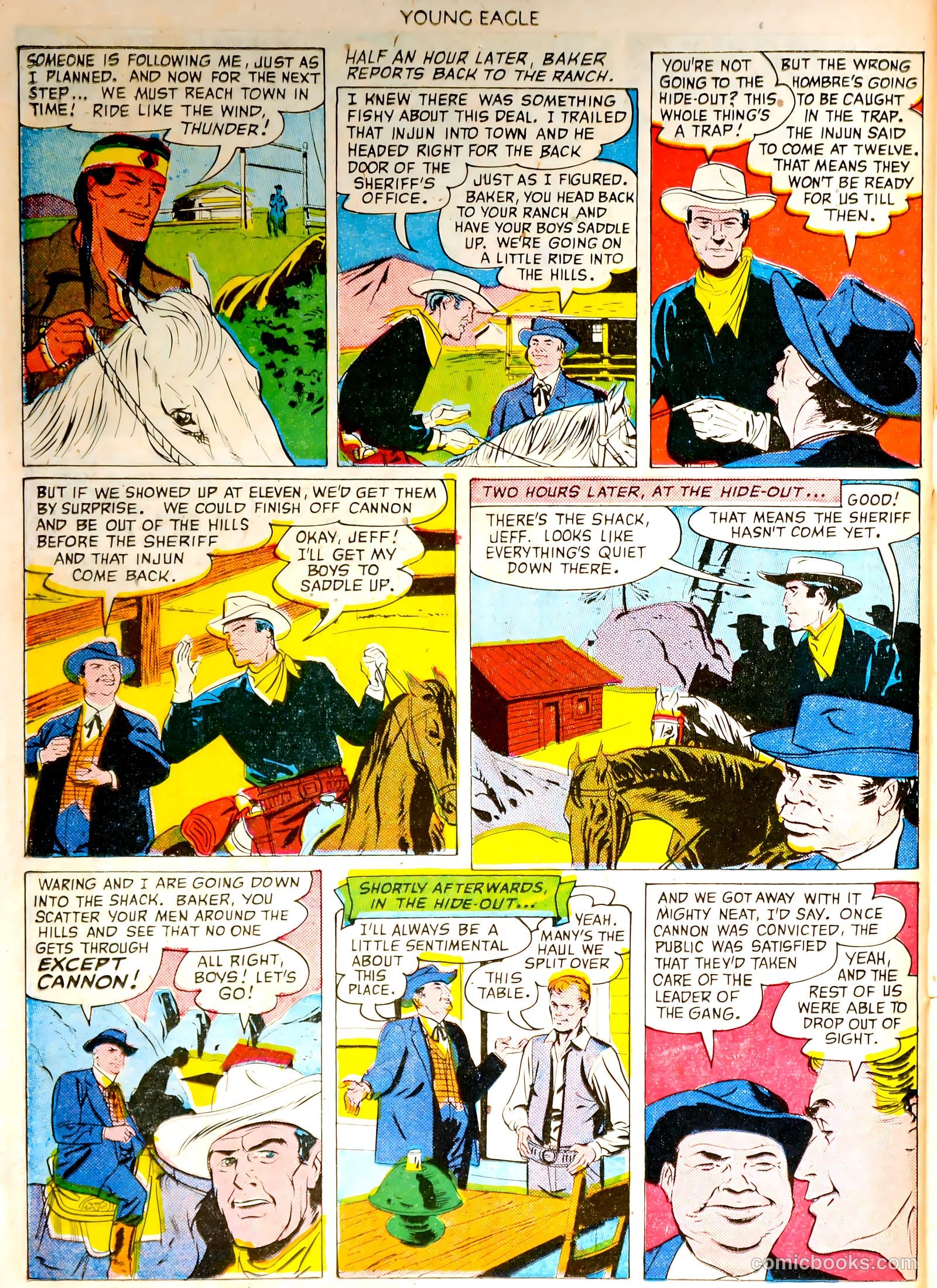 Young Eagle #4 (1951) — page 31 of 35