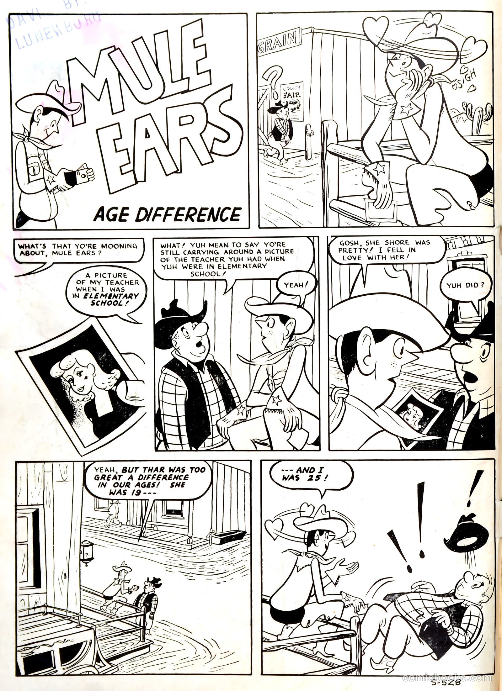 Young Eagle #4 (1951) — page 2 of 36