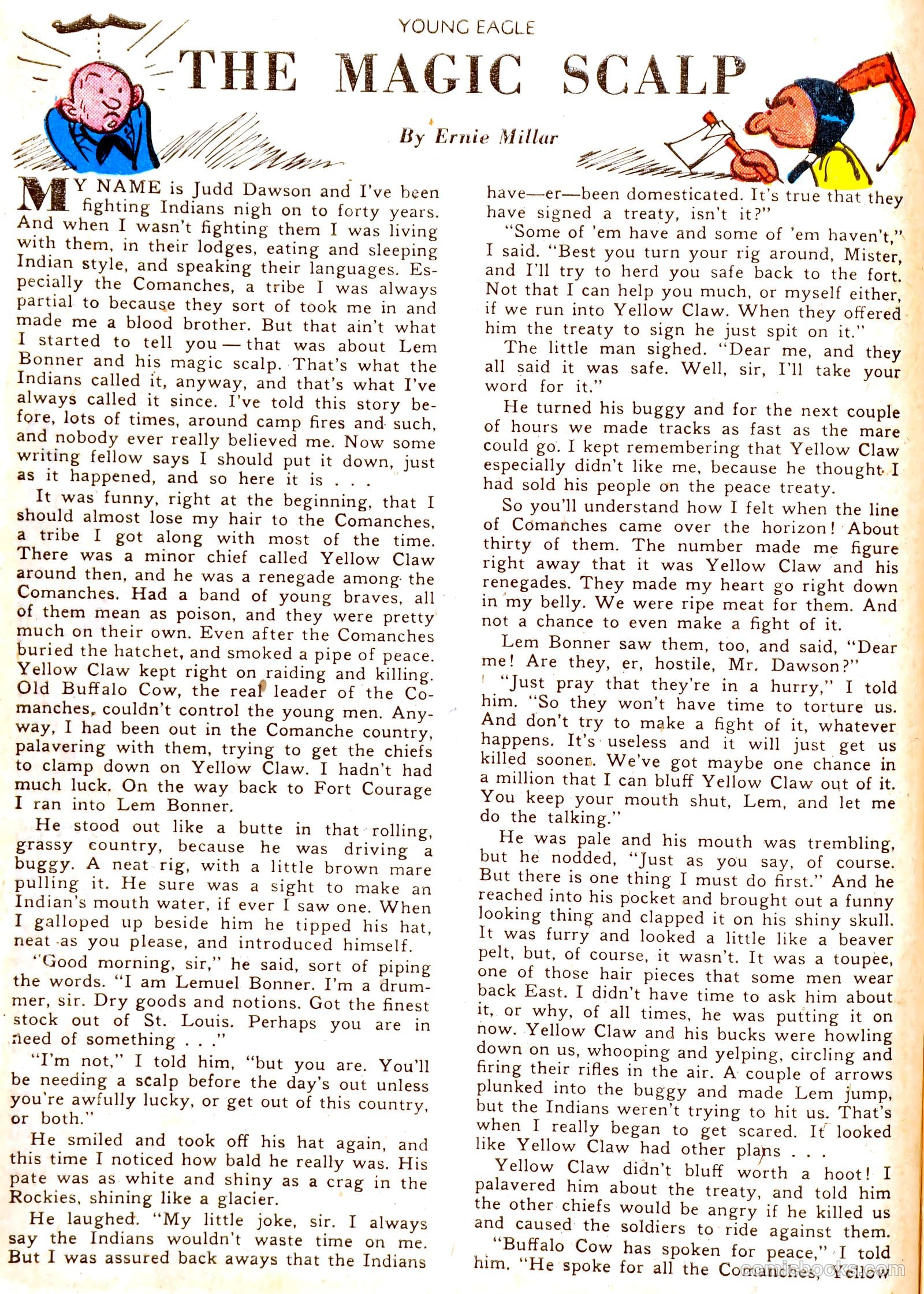 Young Eagle #4 (1951) — page 12 of 36