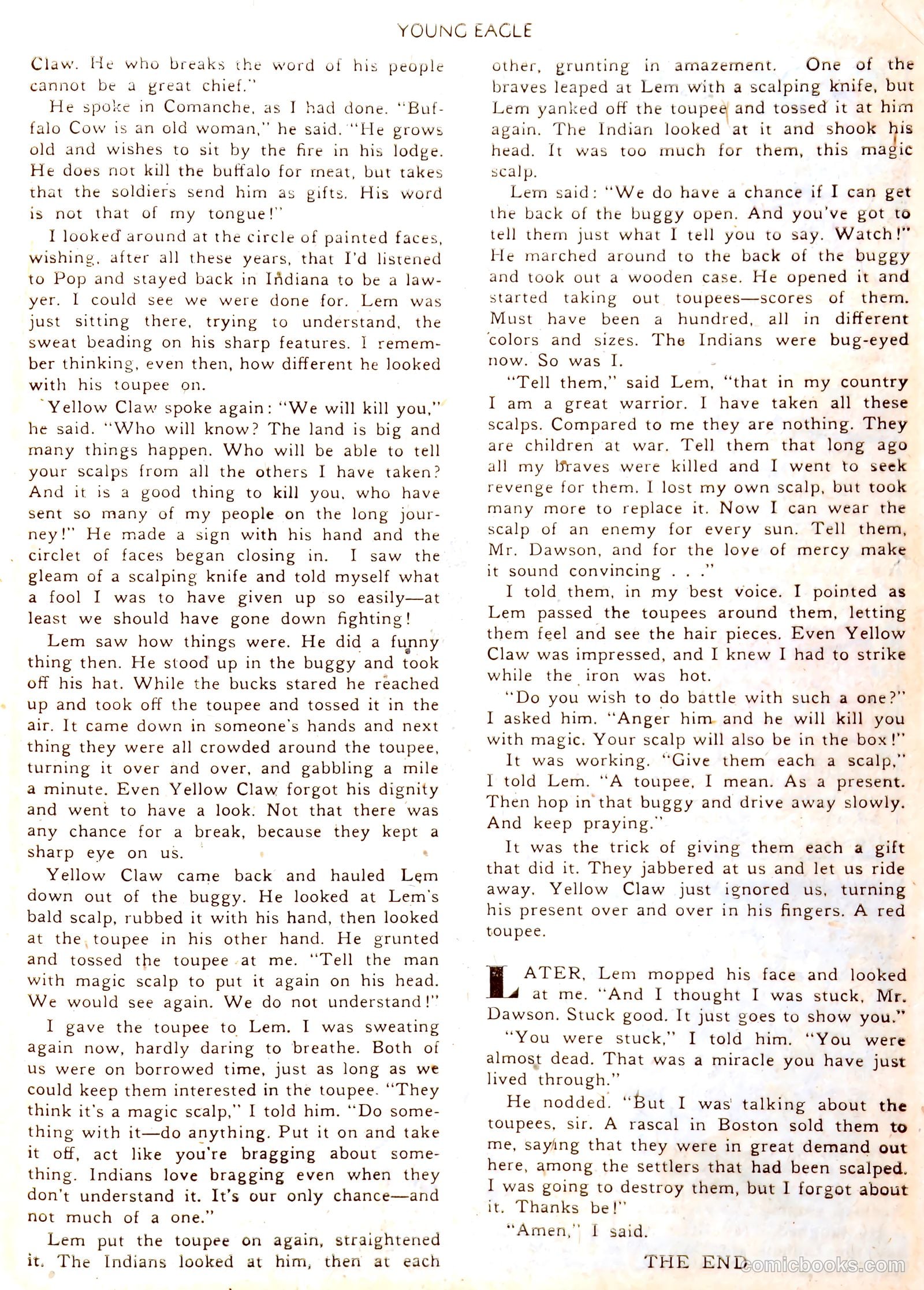 Young Eagle #4 (1951) — page 13 of 36