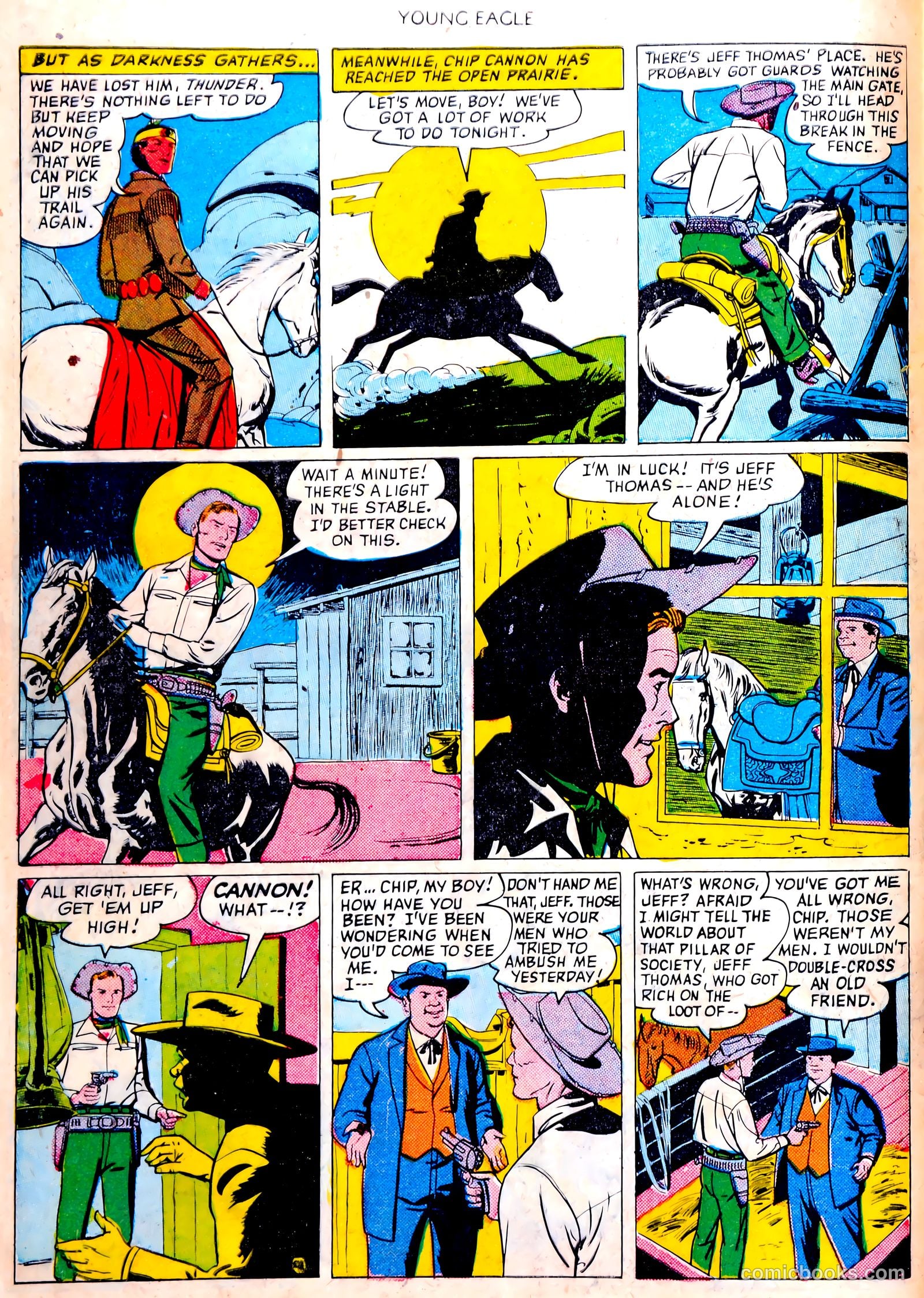 Young Eagle #4 (1951) — page 18 of 36