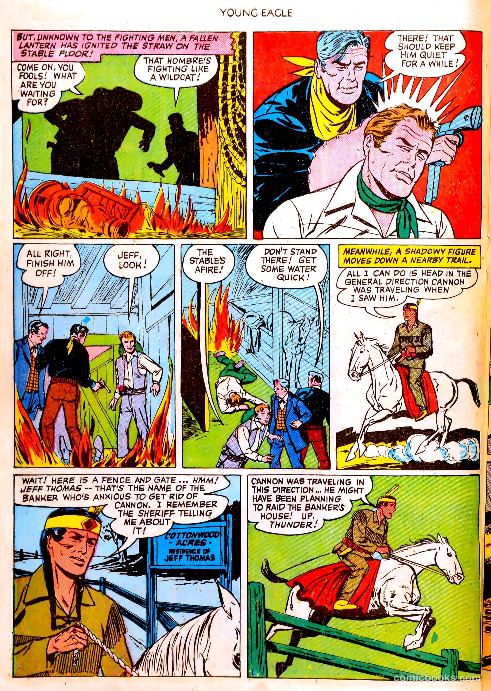 Young Eagle #4 (1951) — page 20 of 36