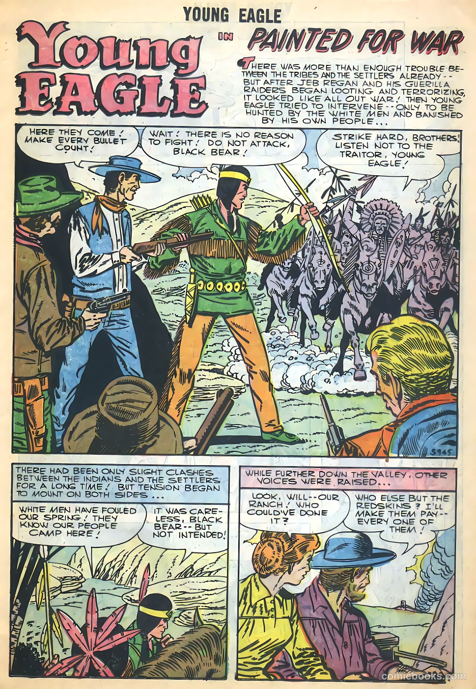 Young Eagle #4 (1957) — page 11 of 36