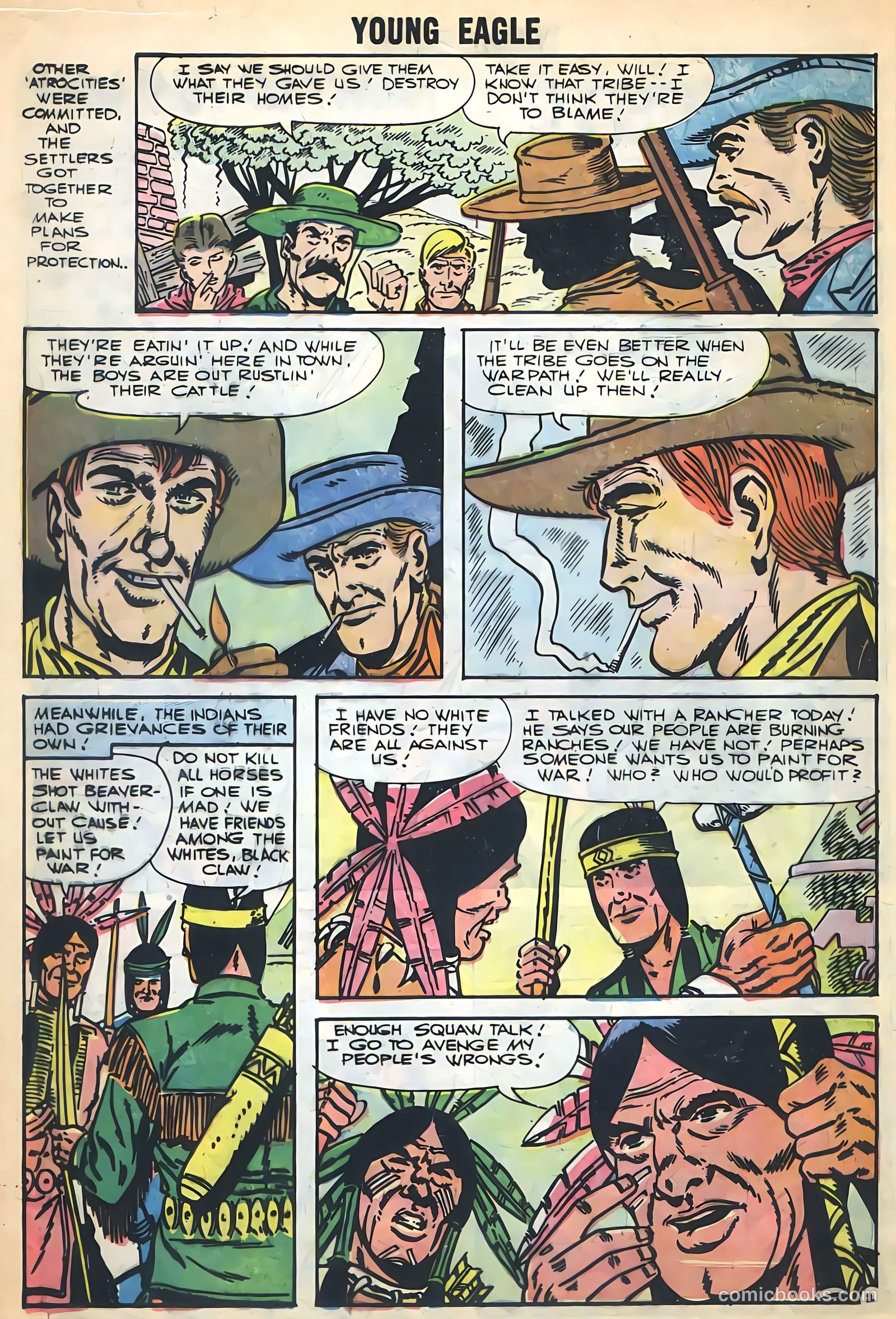 Young Eagle #4 (1957) — page 12 of 36