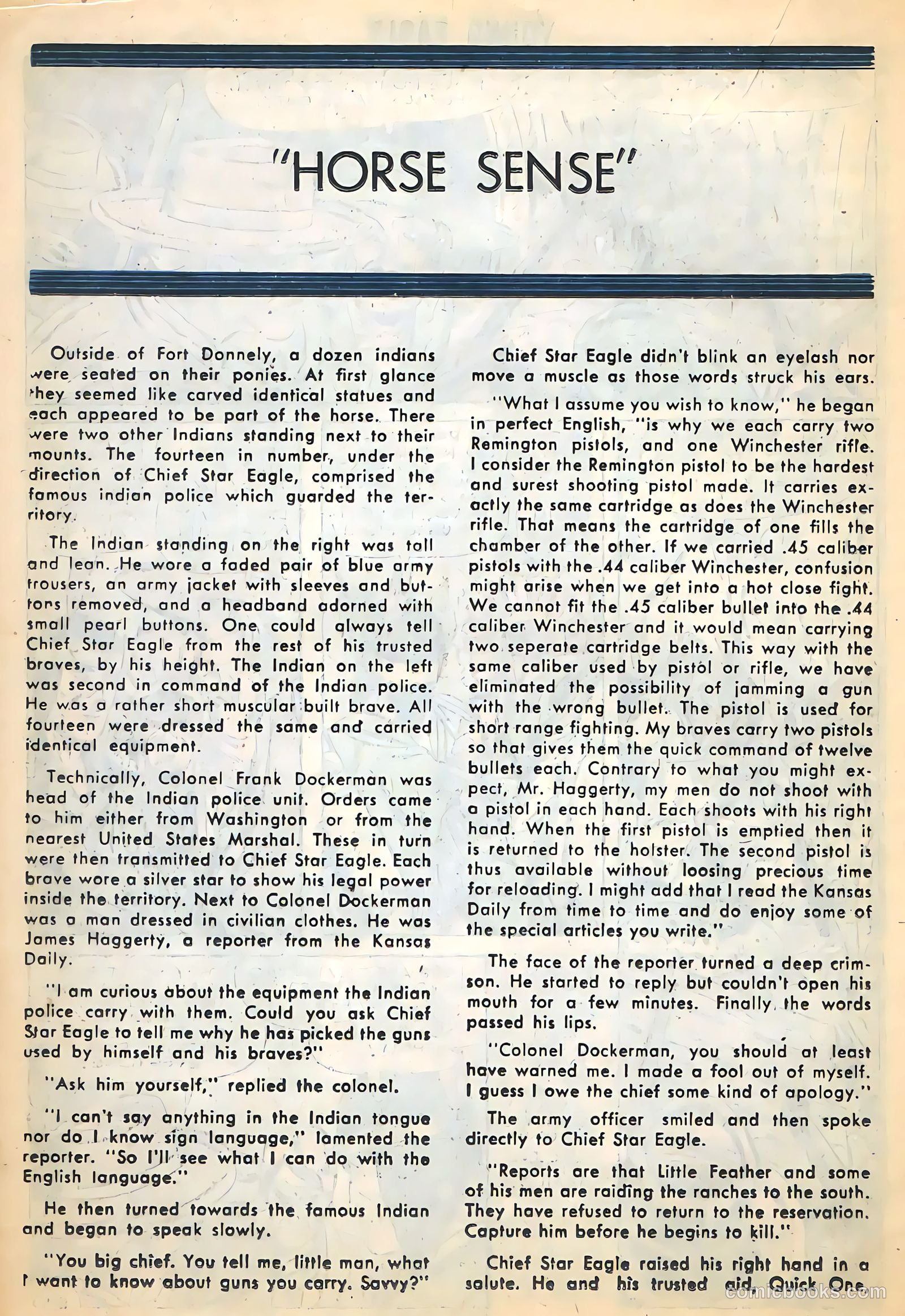 Young Eagle #4 (1957) — page 18 of 36