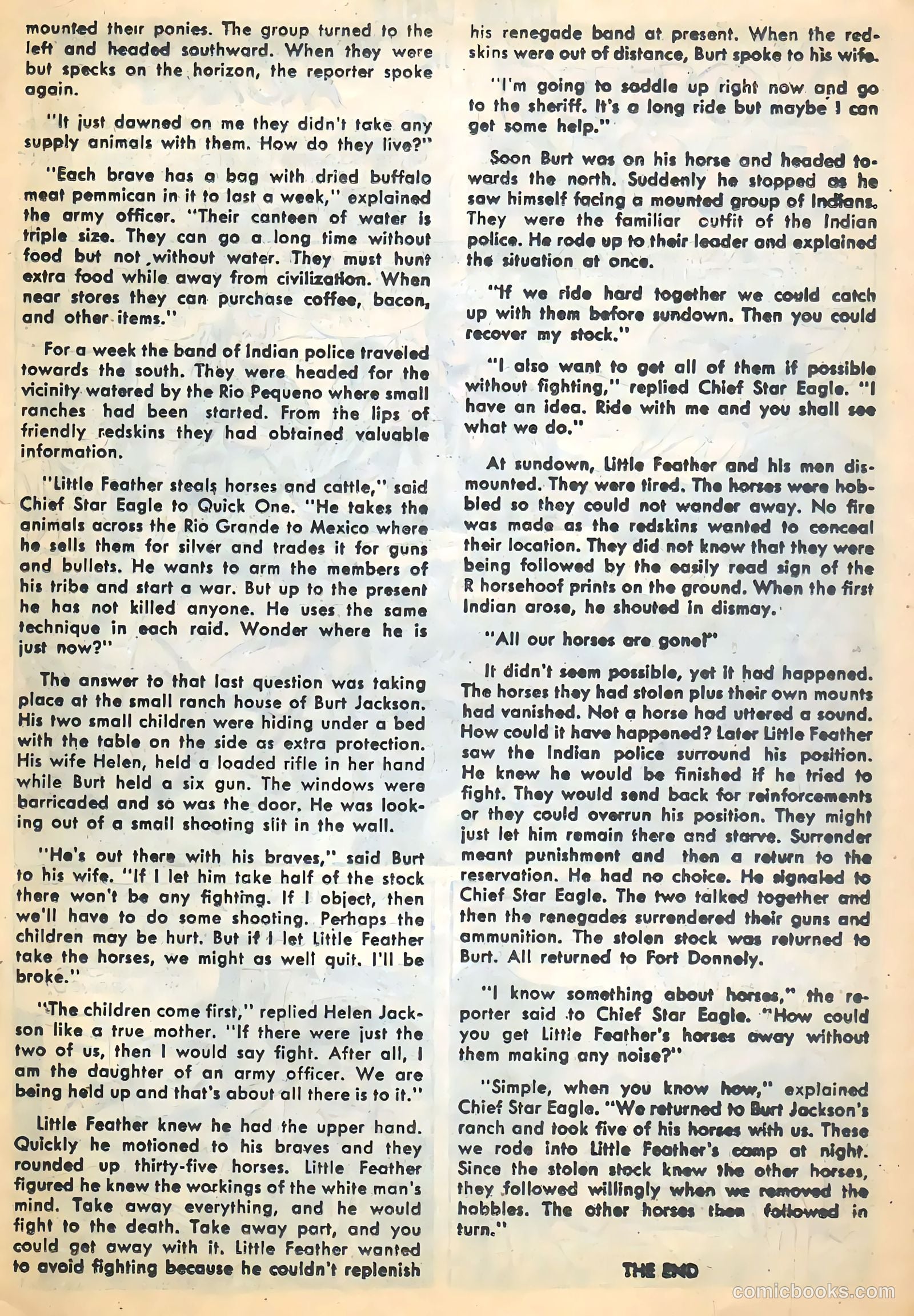 Young Eagle #4 (1957) — page 19 of 36