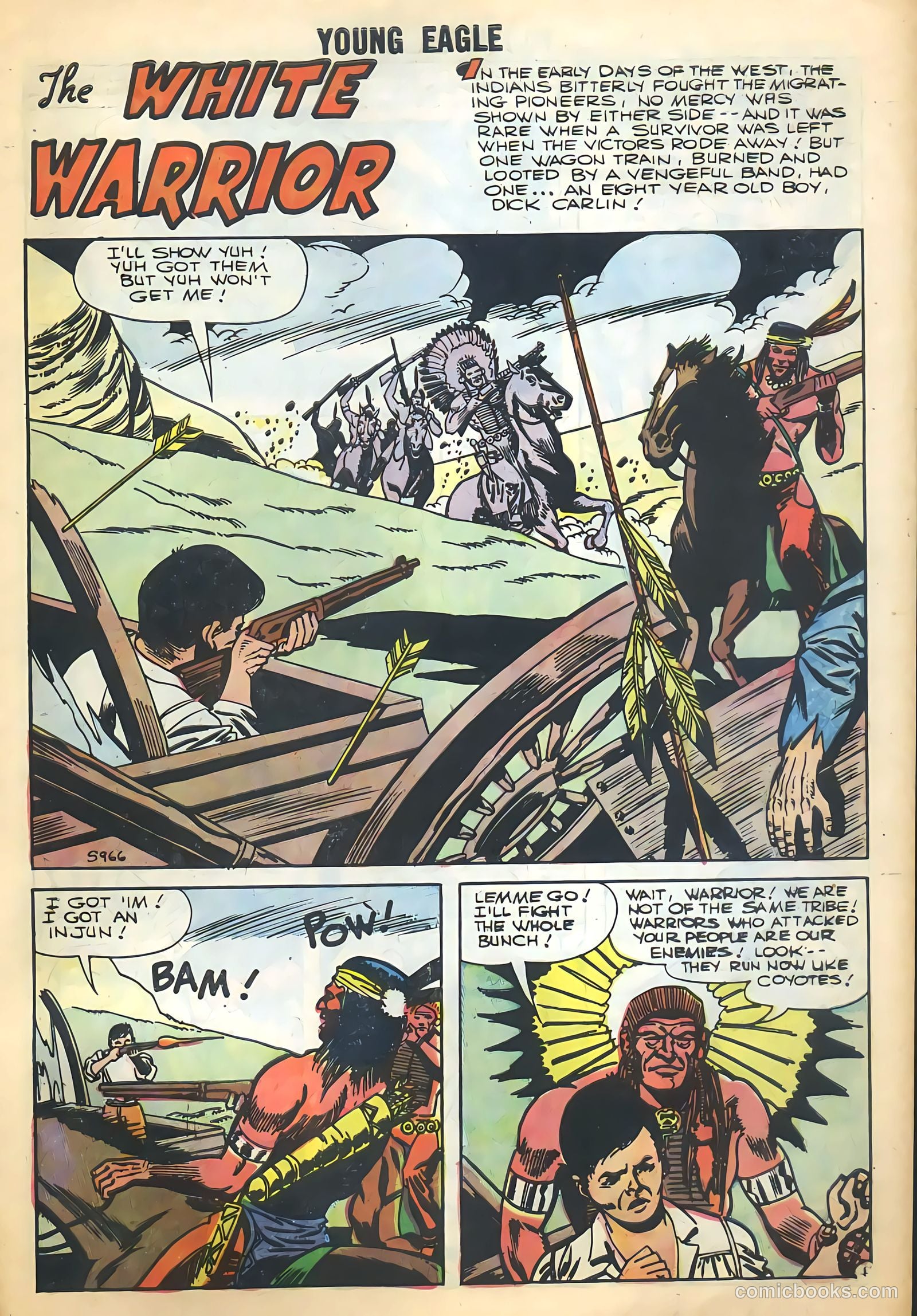 Young Eagle #4 (1957) — page 27 of 36