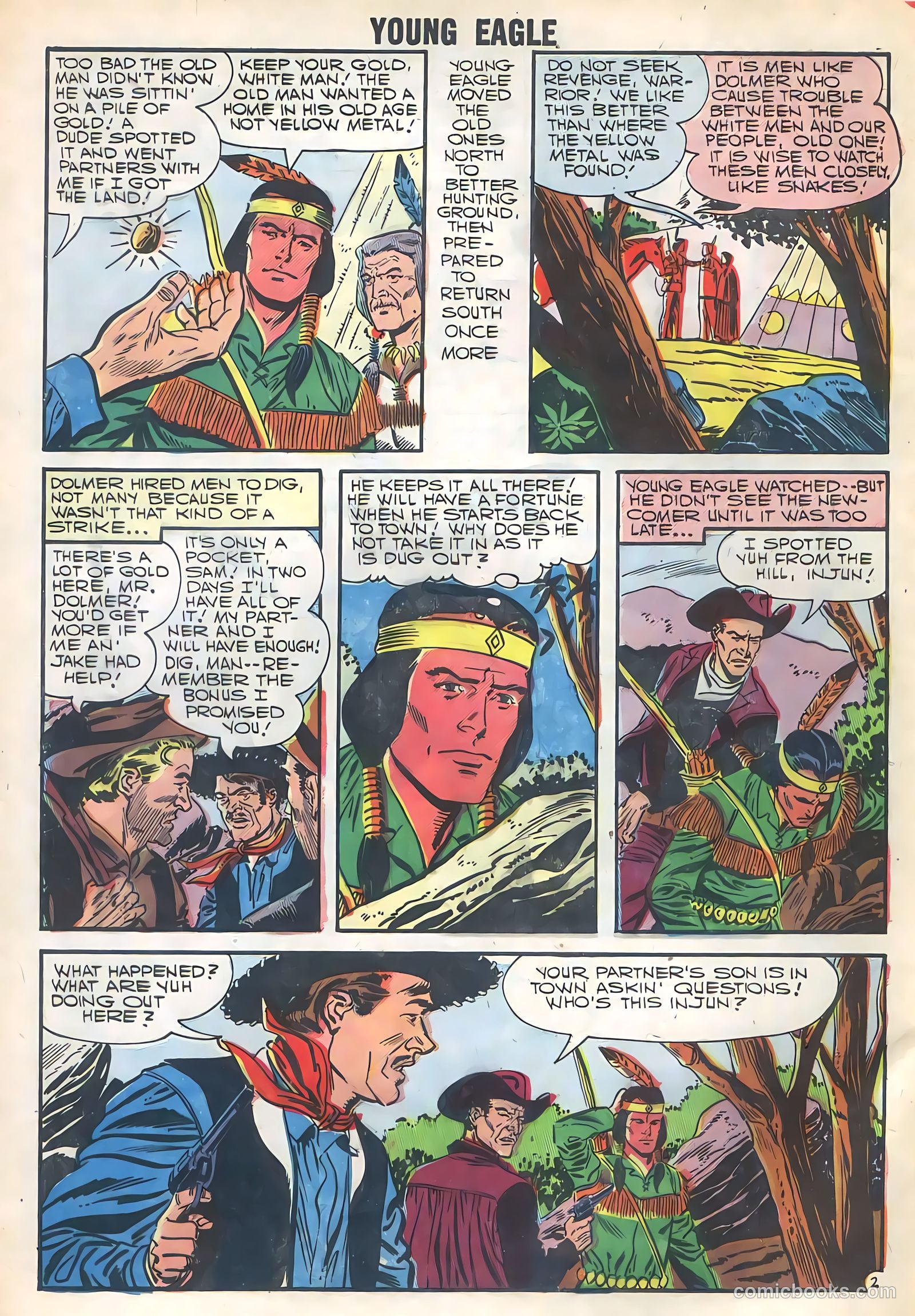 Young Eagle #5 (1957) — page 4 of 36