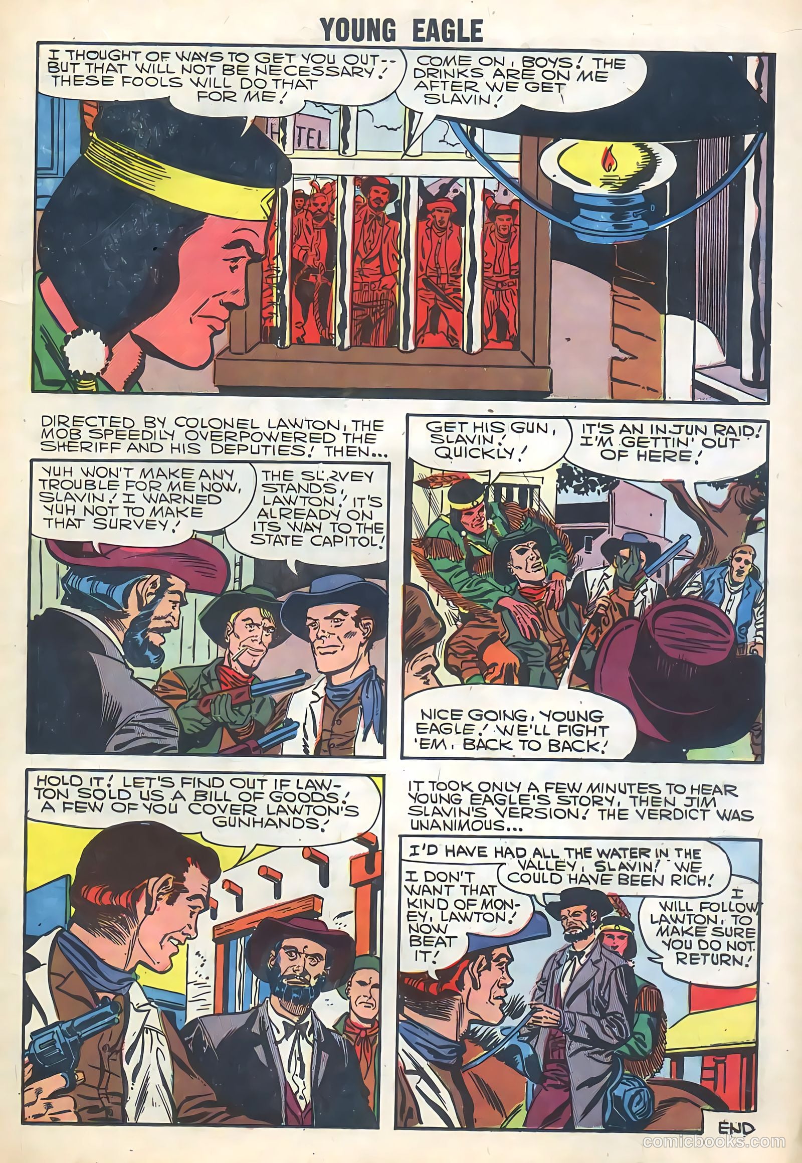 Young Eagle #5 (1957) — page 17 of 36