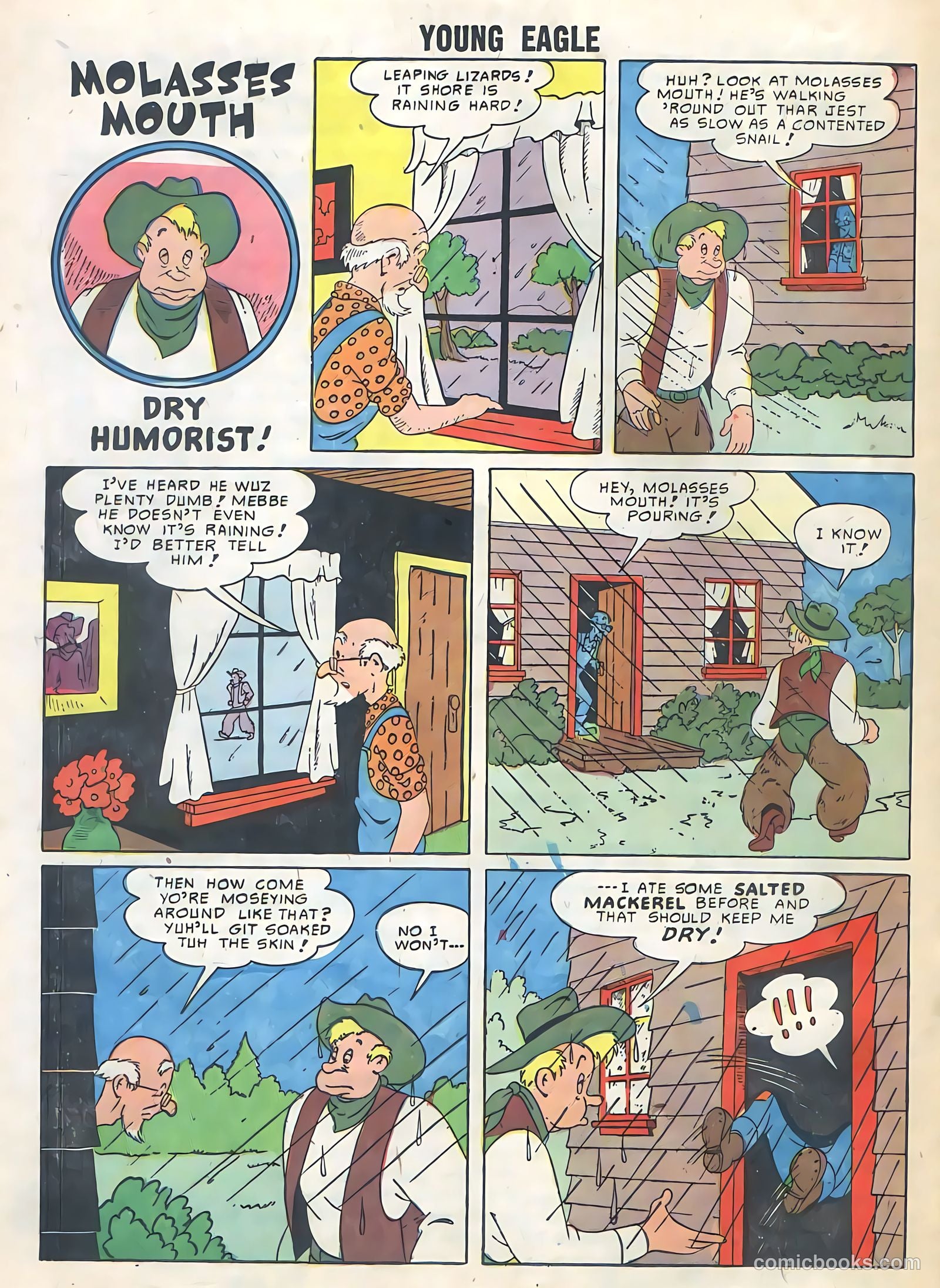 Young Eagle #5 (1957) — page 20 of 36