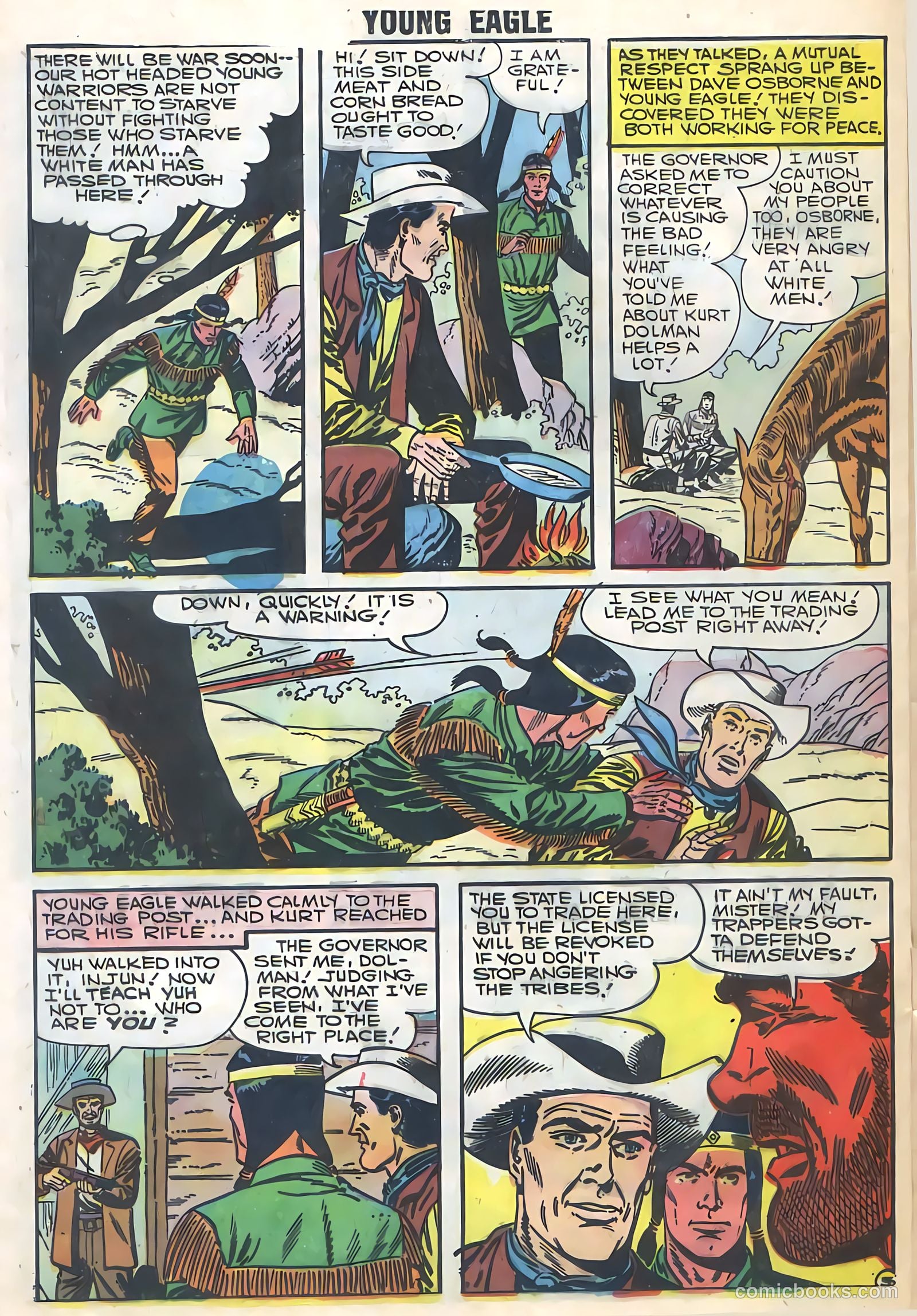 Young Eagle #5 (1957) — page 24 of 36
