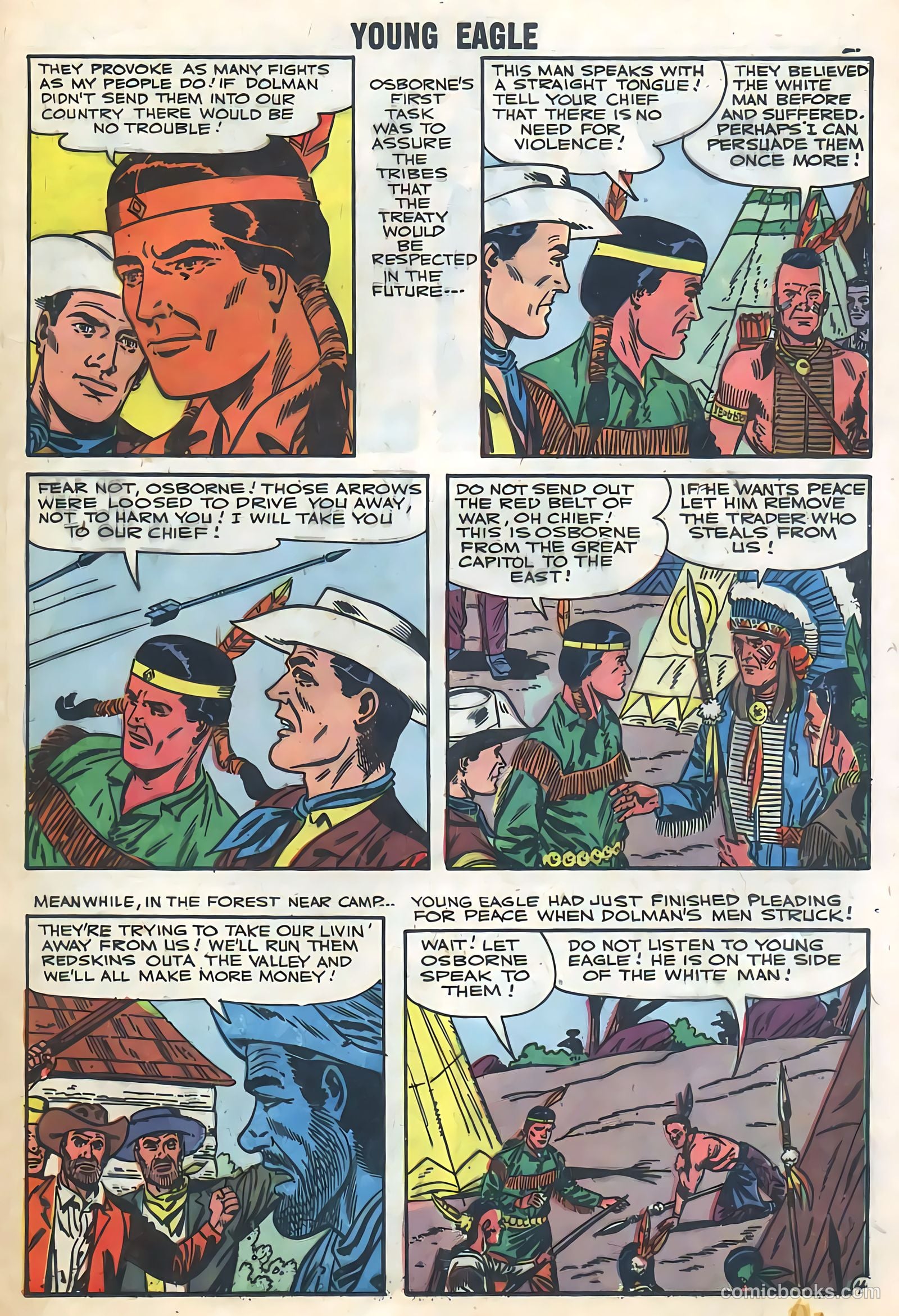 Young Eagle #5 (1957) — page 25 of 36