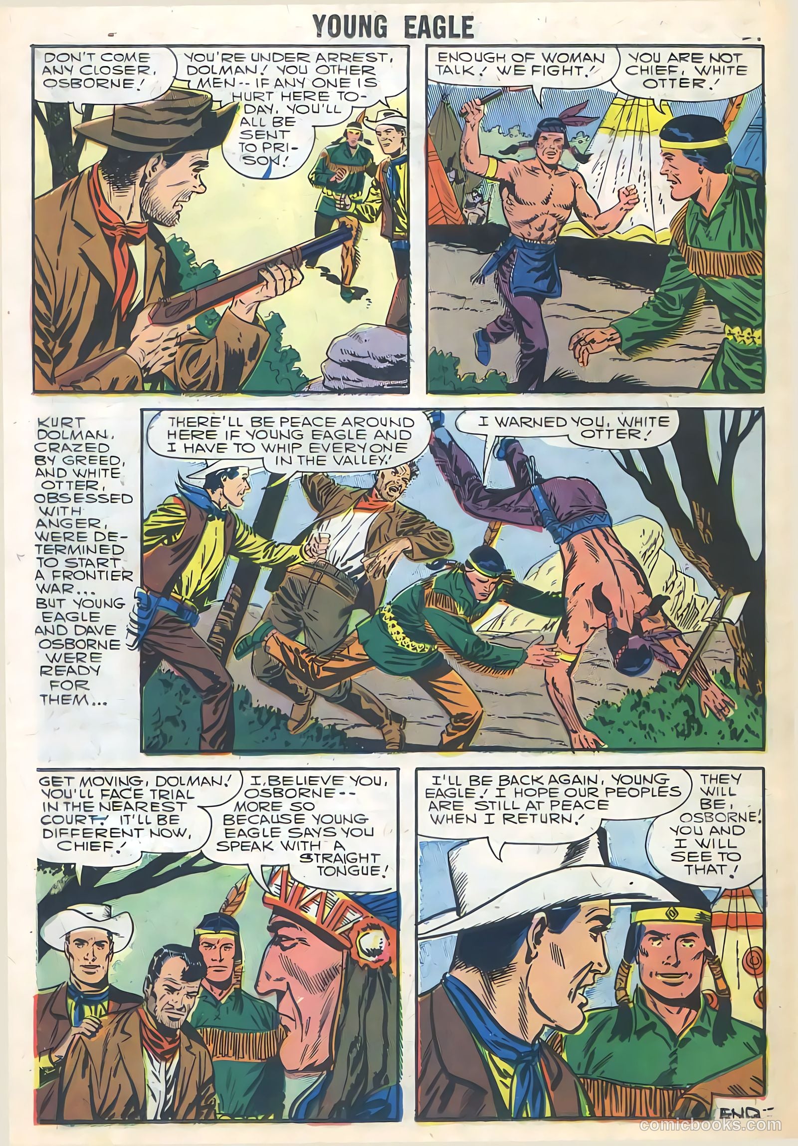 Young Eagle #5 (1957) — page 26 of 36