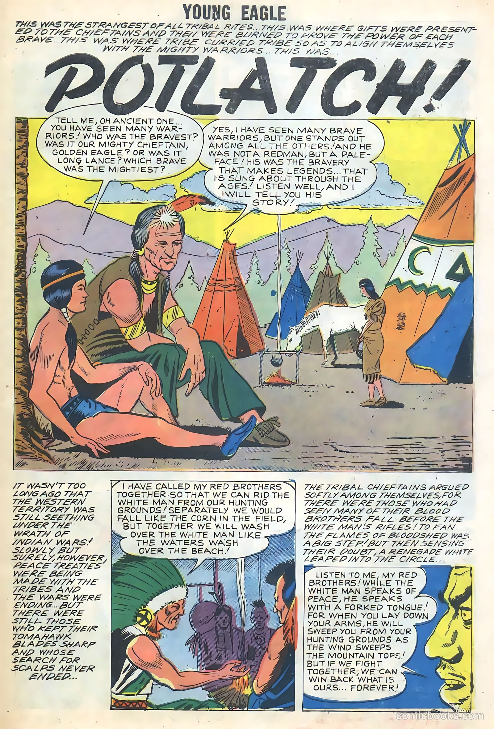 Young Eagle #5 (1957) — page 27 of 36