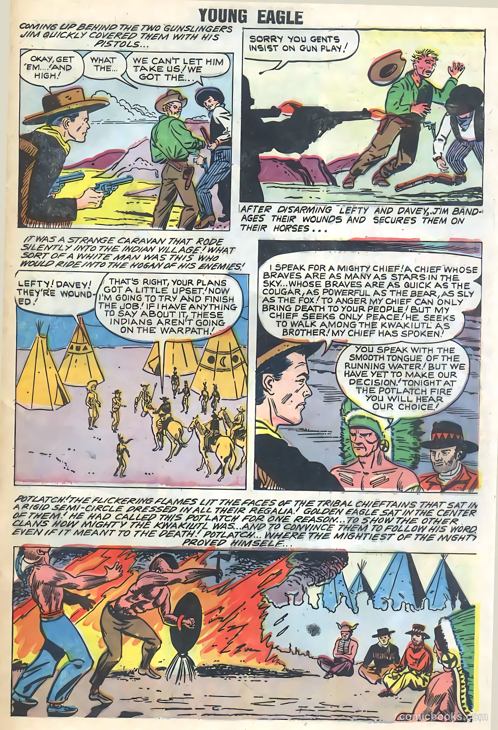 Young Eagle #5 (1957) — page 29 of 36