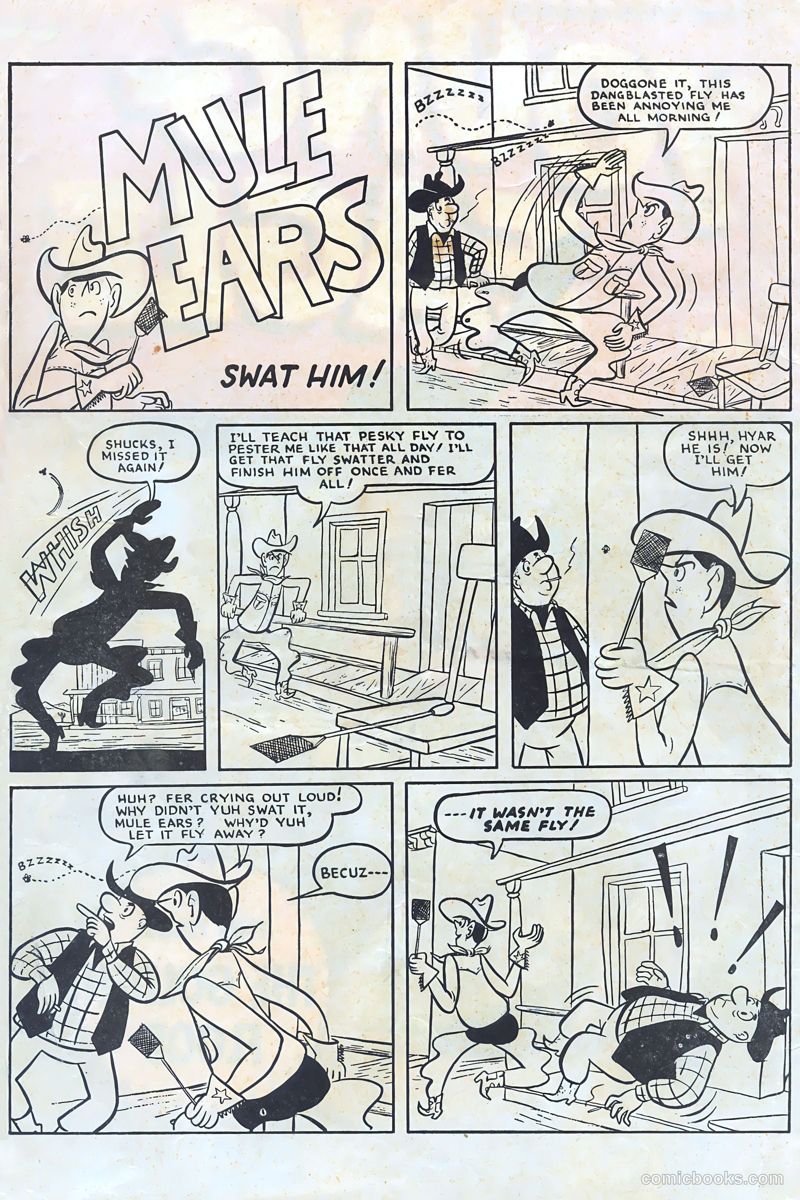 Young Eagle #5 (1951) — page 2 of 36