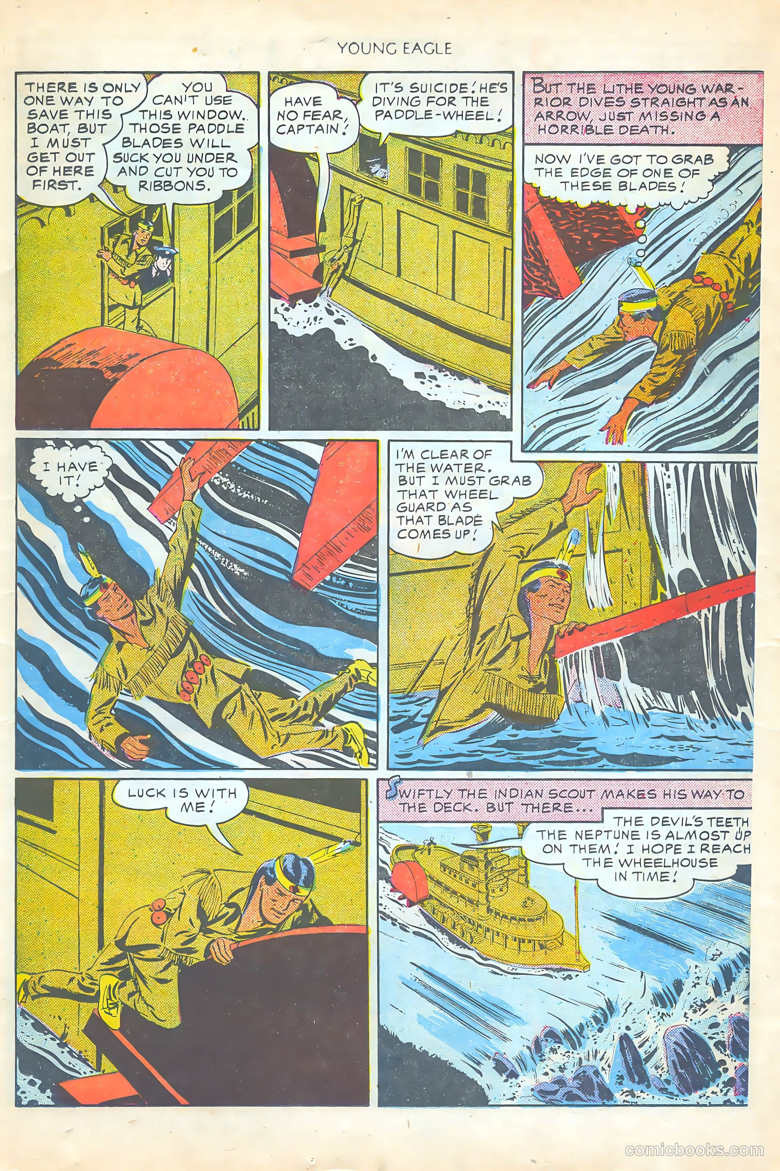 Young Eagle #5 (1951) — page 11 of 36