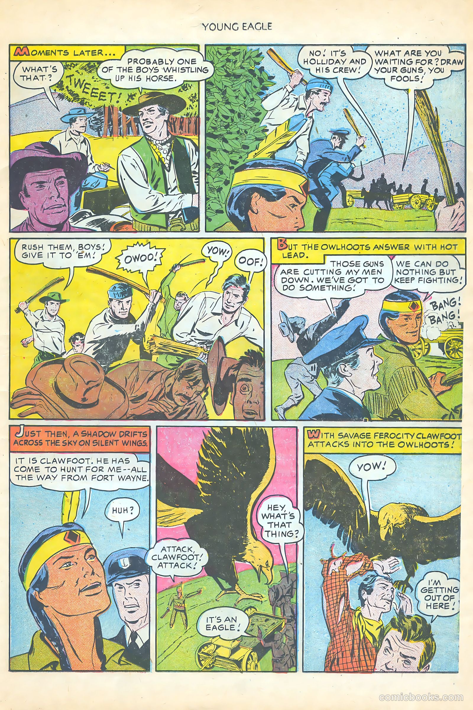 Young Eagle #5 (1951) — page 13 of 36