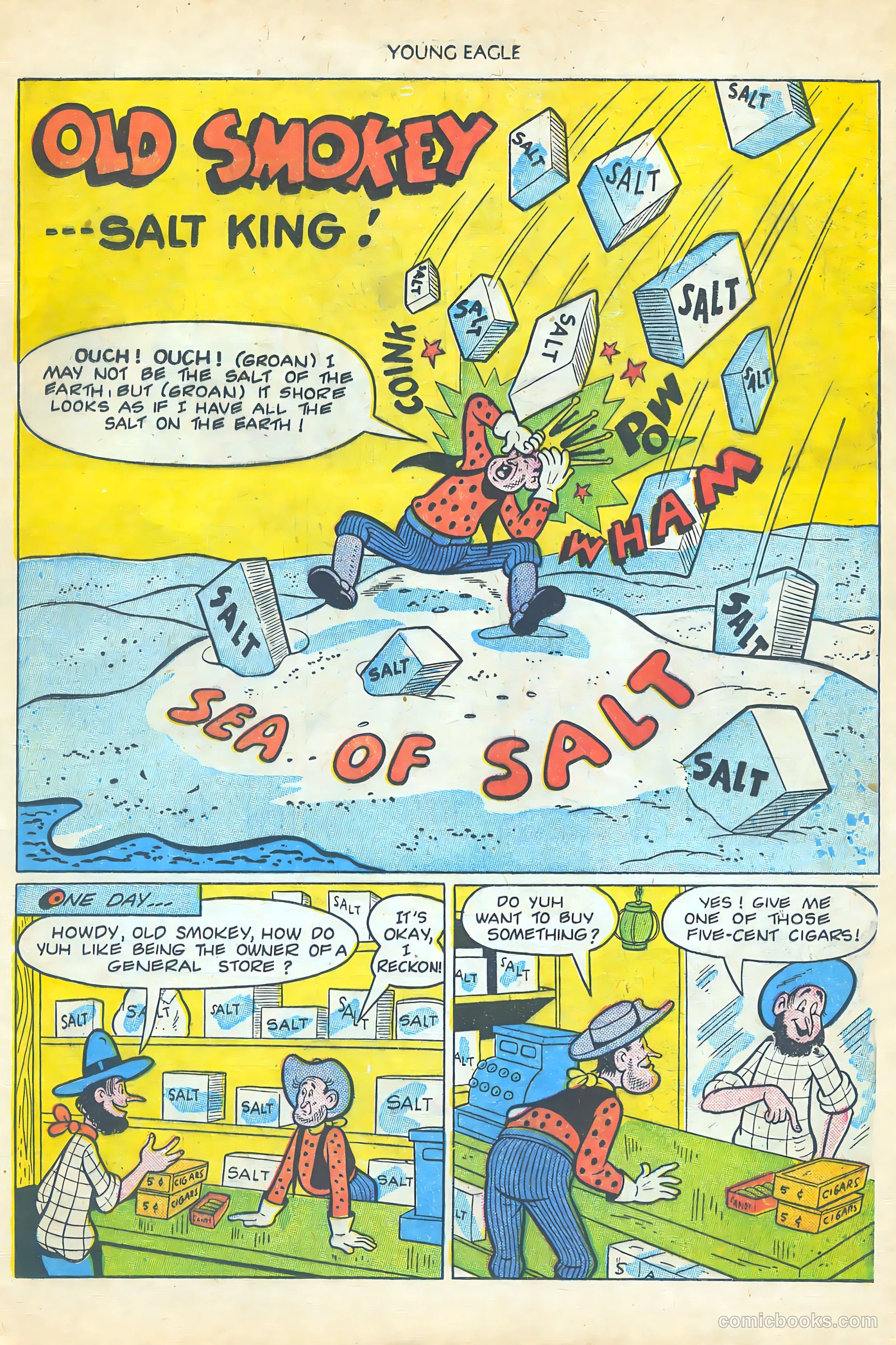 Young Eagle #5 (1951) — page 17 of 36