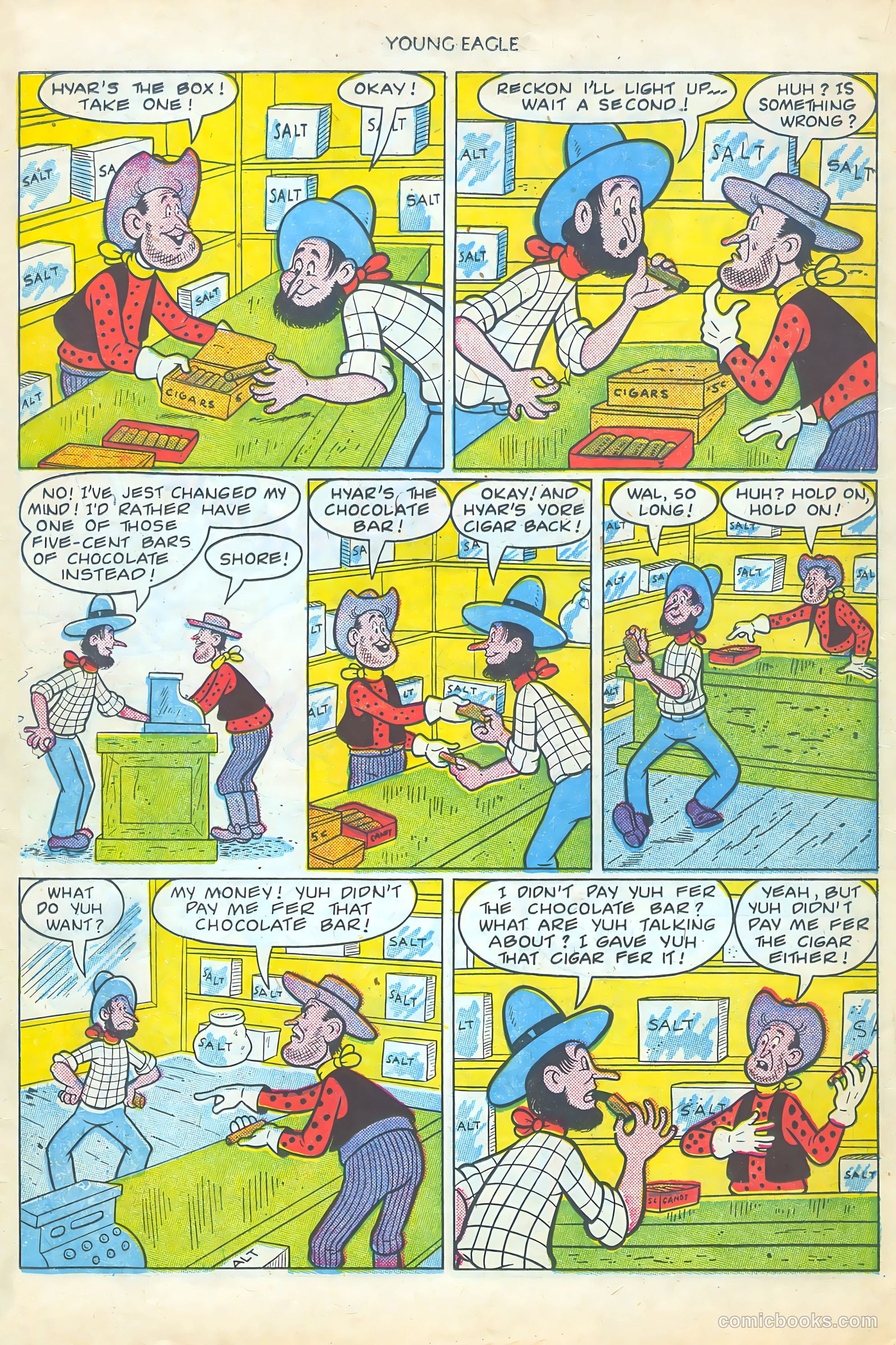 Young Eagle #5 (1951) — page 18 of 36