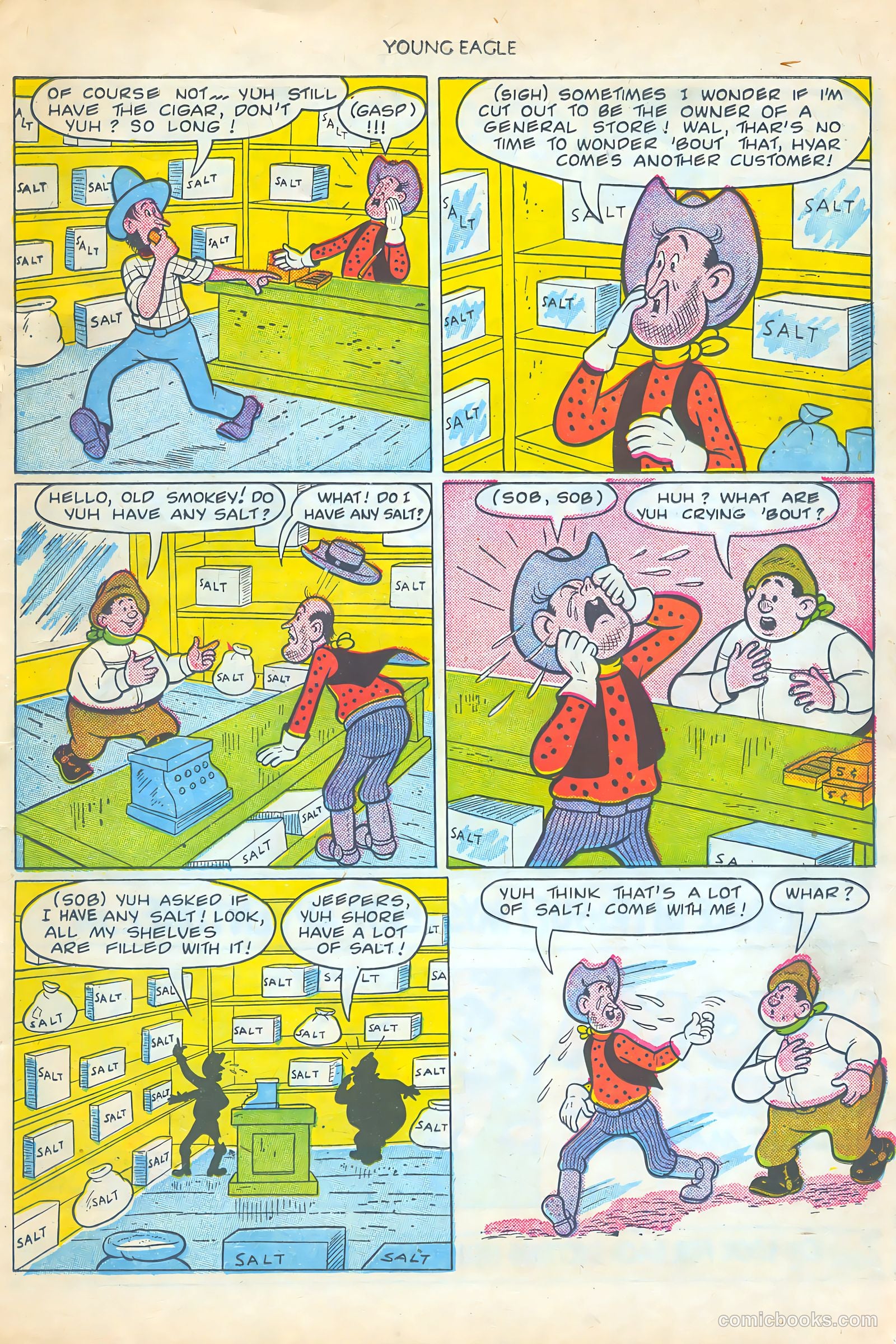 Young Eagle #5 (1951) — page 19 of 36