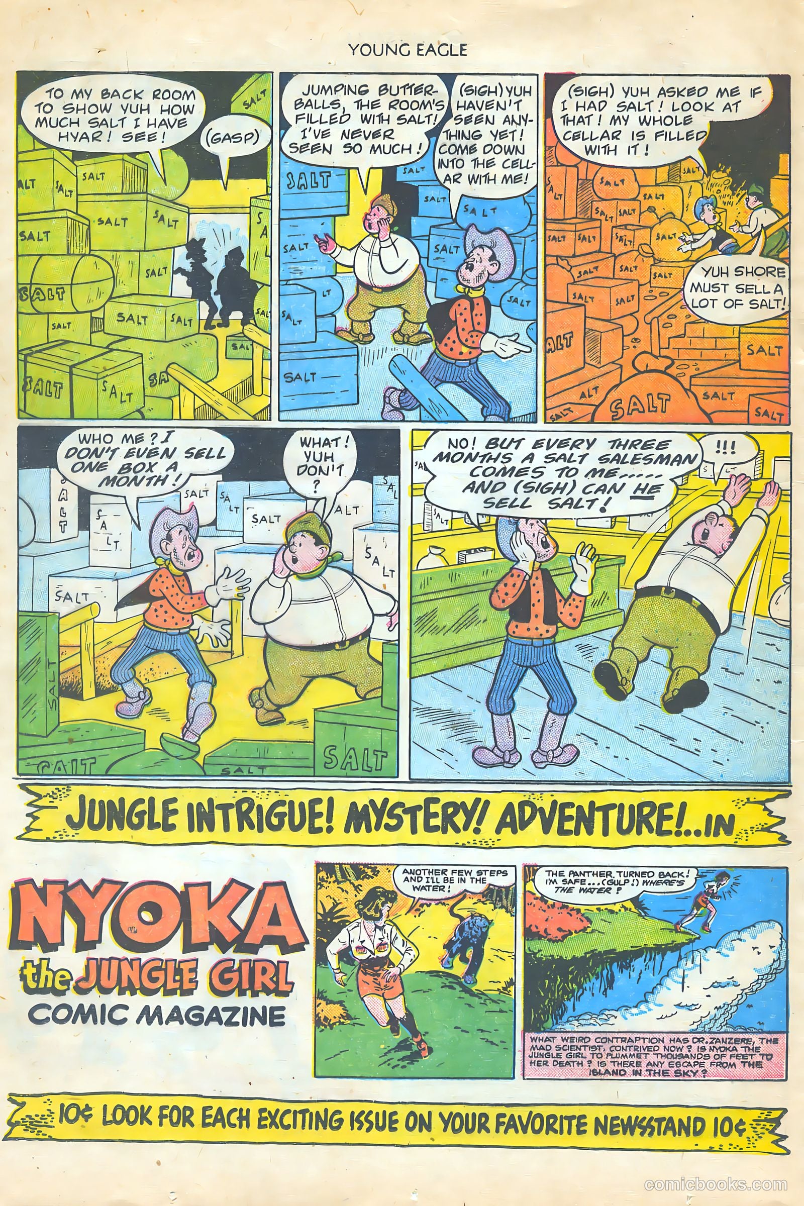 Young Eagle #5 (1951) — page 20 of 36